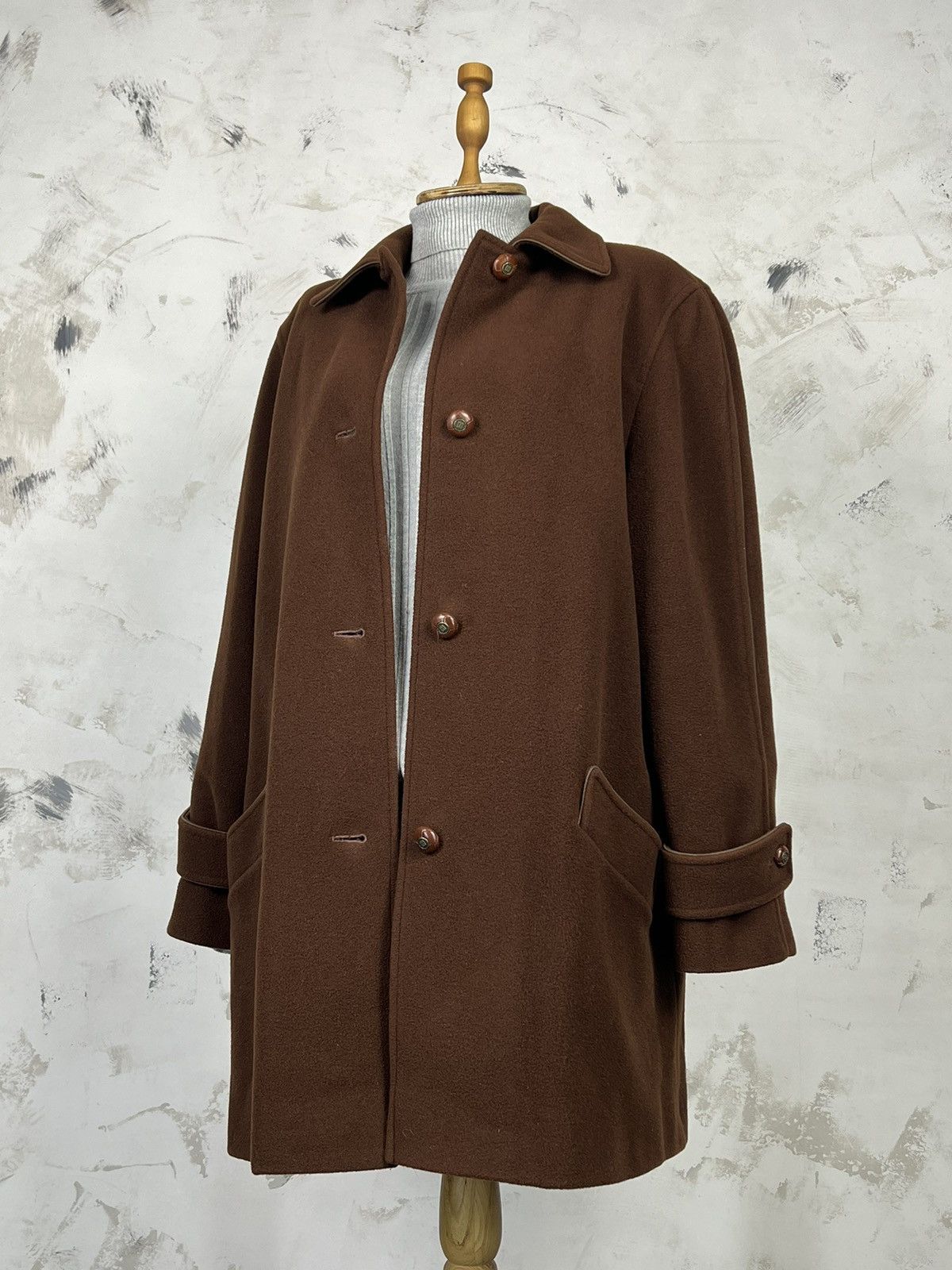 DAKS Vintage DAKS Wool Coat Size L - XL 14 Size L / US 10 / IT 46 - 1 Thumbnail