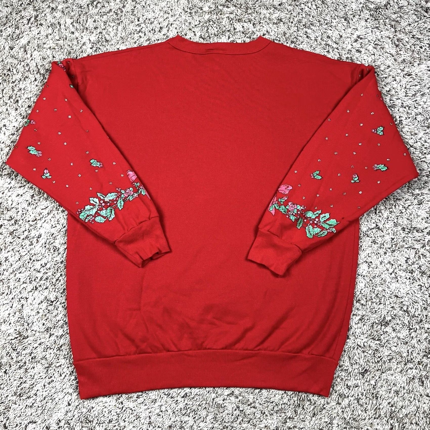 Vintage VINTAGE Nutcracker Sweatshirt Crewneck Red Christmas Puff Print Graphic 90s M Unisex Adults Size US M / EU 48-50 / 2 - 3 Thumbnail