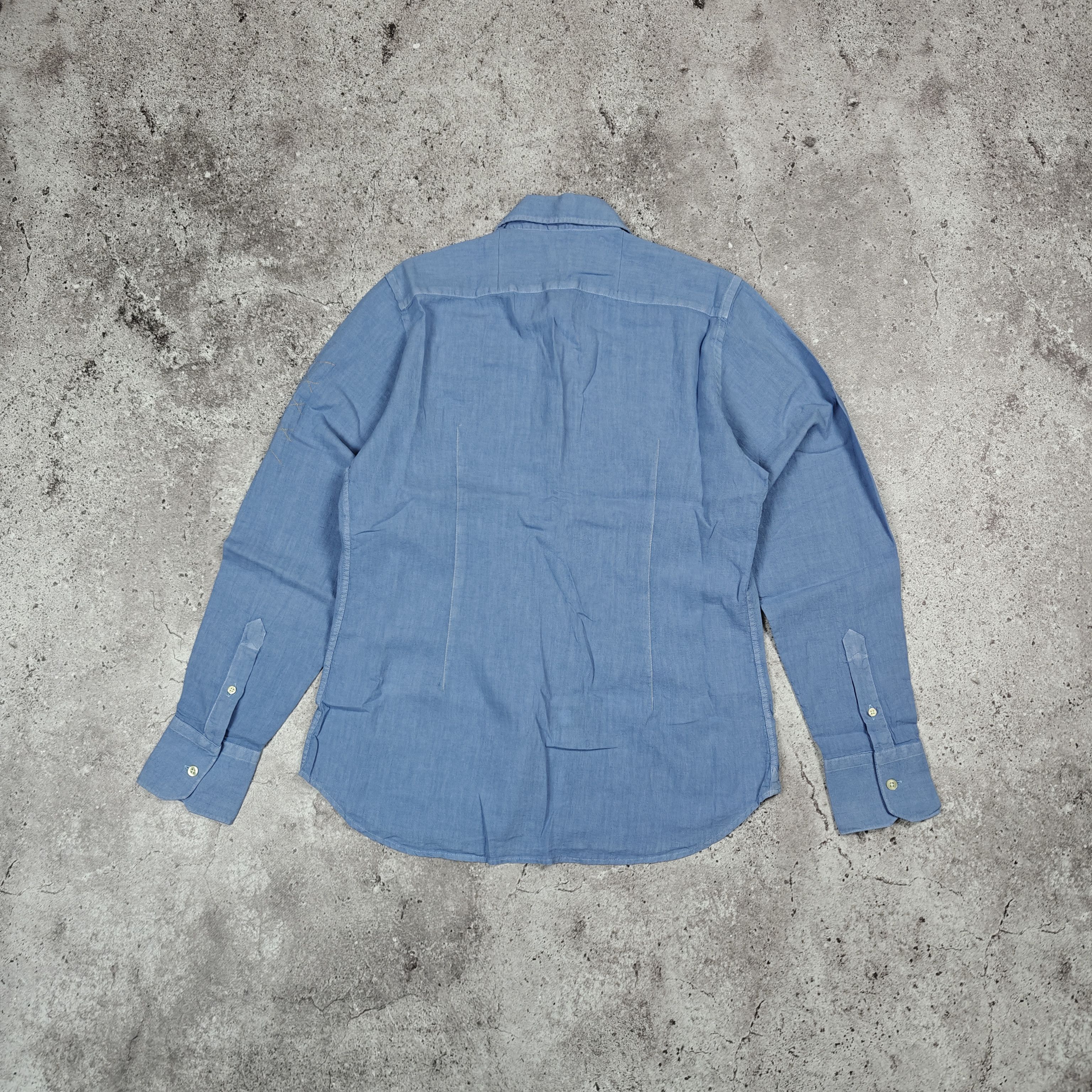 La Martina La Martina Linen Shirt Buenos Aires Collared Blue size L Size US L / EU 52-54 / 3 - 7 Thumbnail