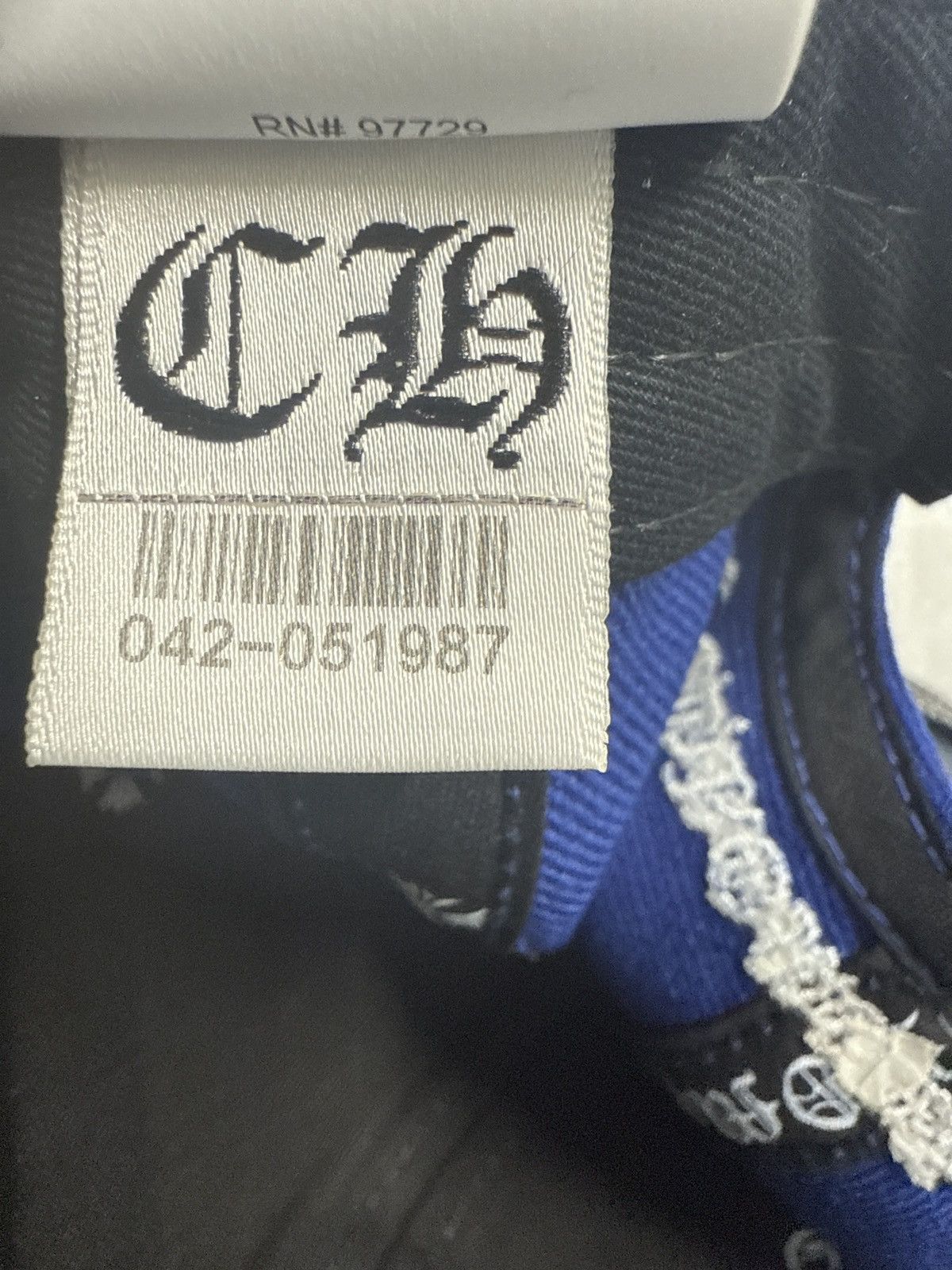Chrome Hearts CHROME HEARTS LETTER HAT BLUE WHITE Size ONE SIZE - 5 Thumbnail