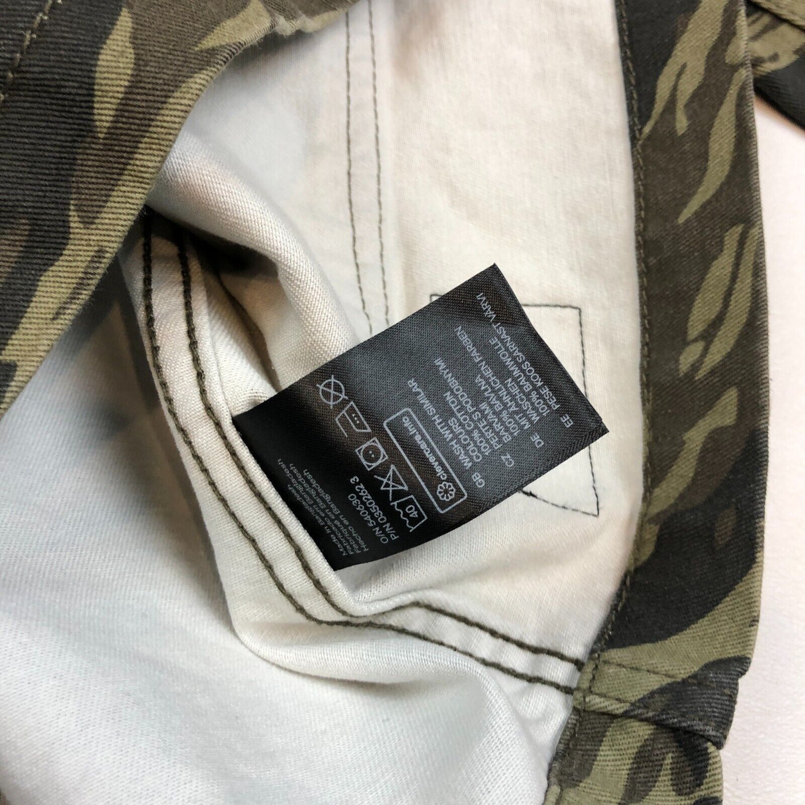 H&M Divided H&M Tiger Camo Chore Shirt Jacket Size M Medium Size US M / EU 48-50 / 2 - 5 Thumbnail