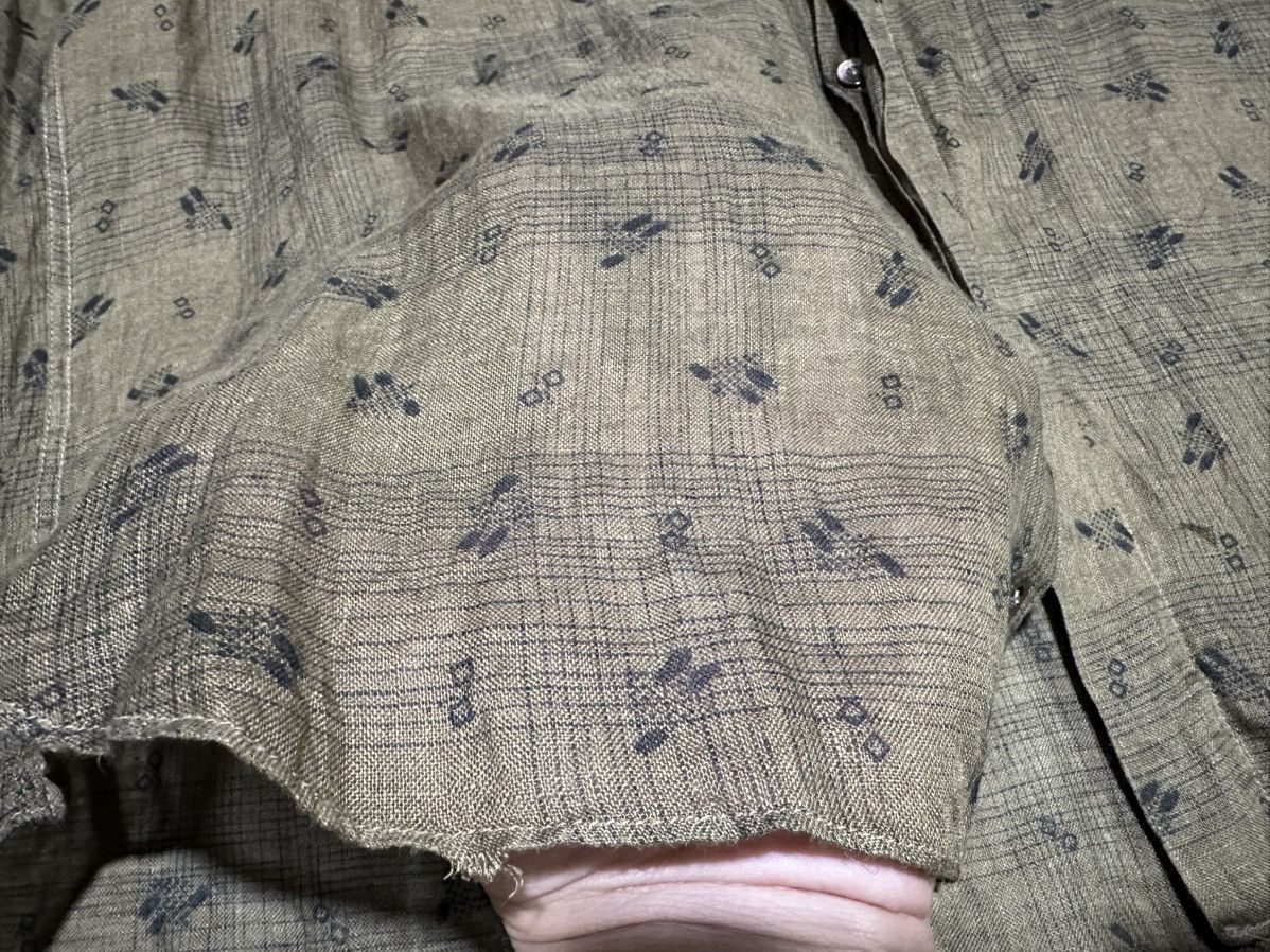 Lanvin 🔥Vintage Lanvin Shirt Long Sleeve Overprinted Size US L / EU 52-54 / 3 - 9 Thumbnail