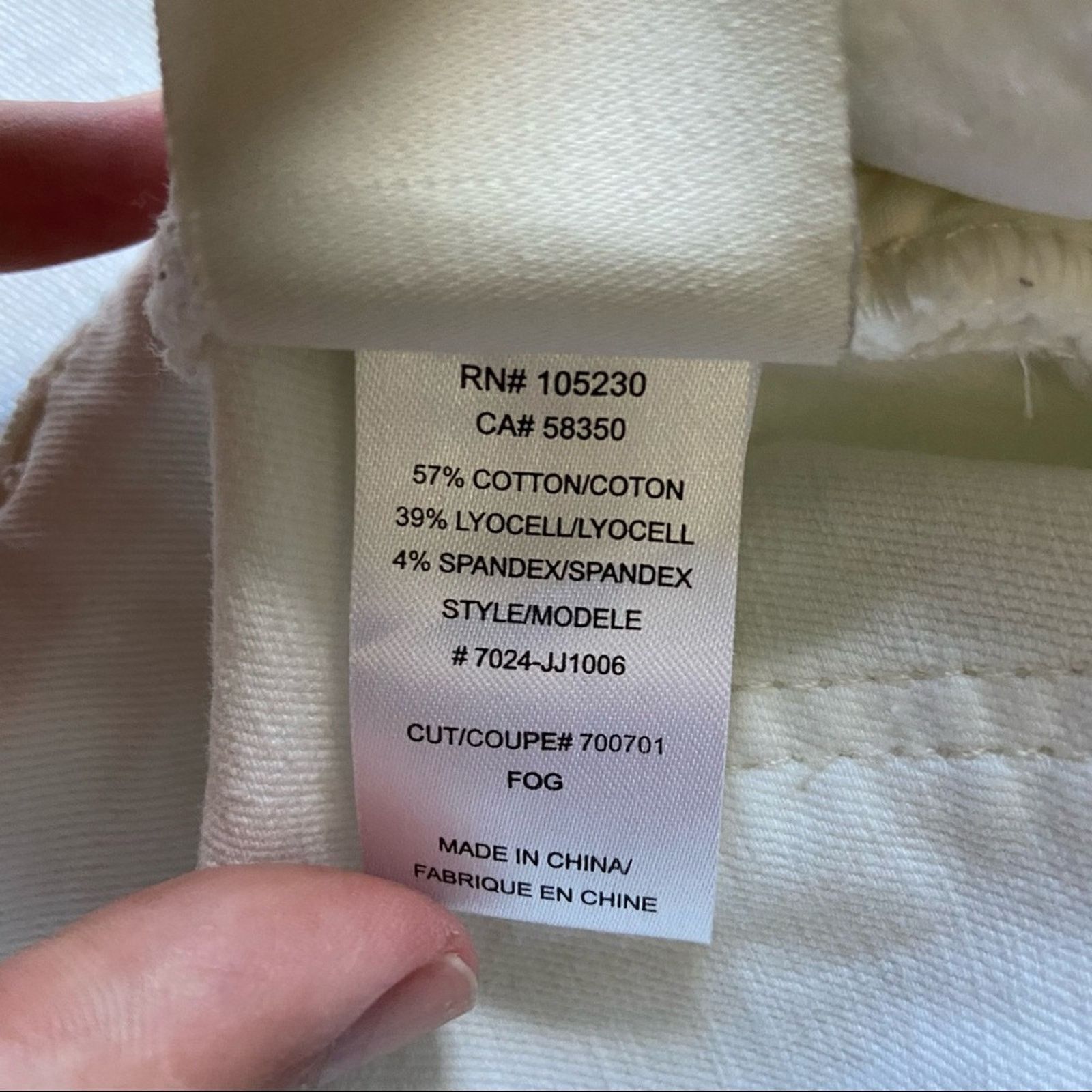 Joie Joie Jeans Women's White Mid Rise Skinny Size 26 Size 26" / US 2 / IT 38 - 4 Thumbnail