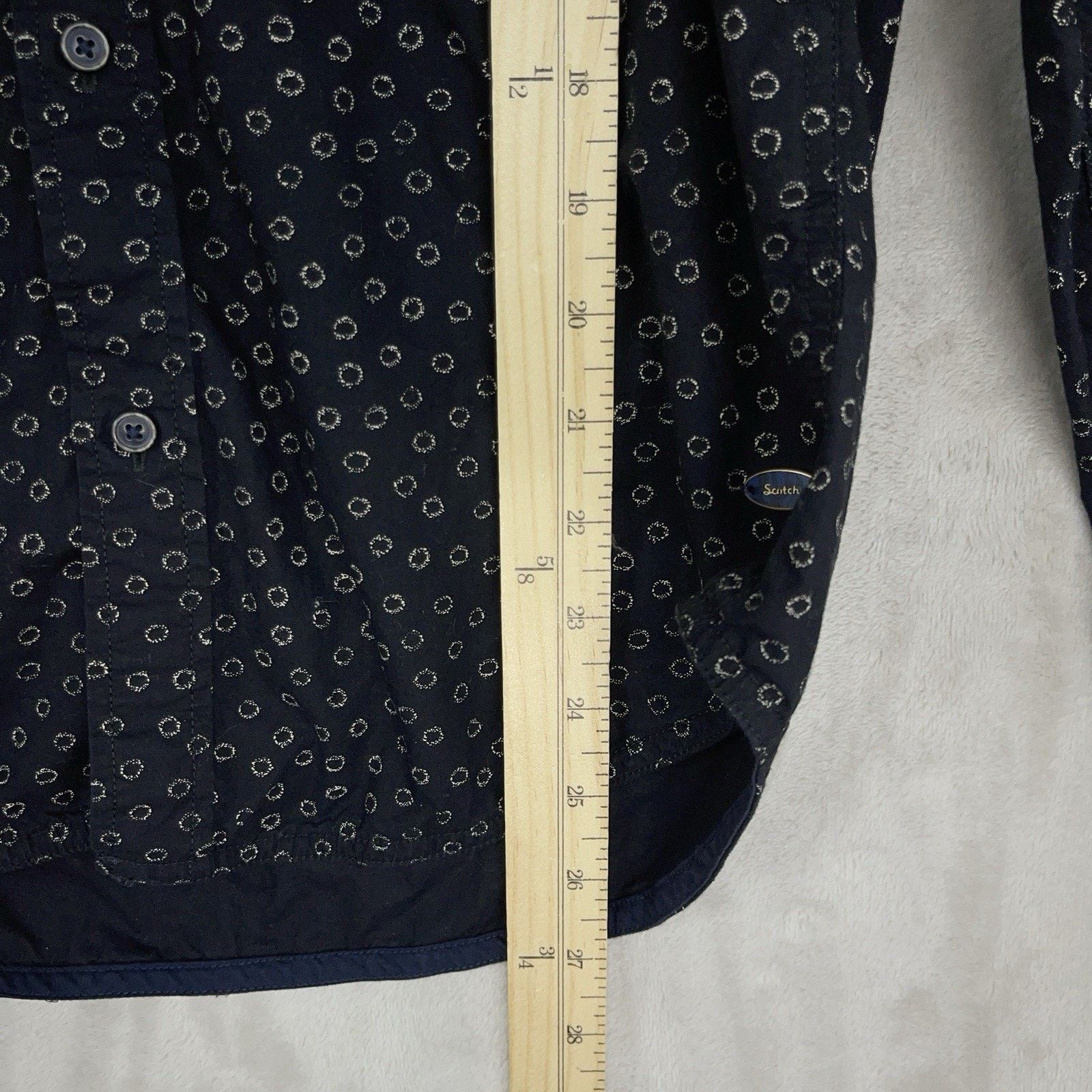 Scotch & Soda Scotch & Soda Original Classic Dotted Shirt Amsterdam Size US S / EU 44-46 / 1 - 9 Thumbnail
