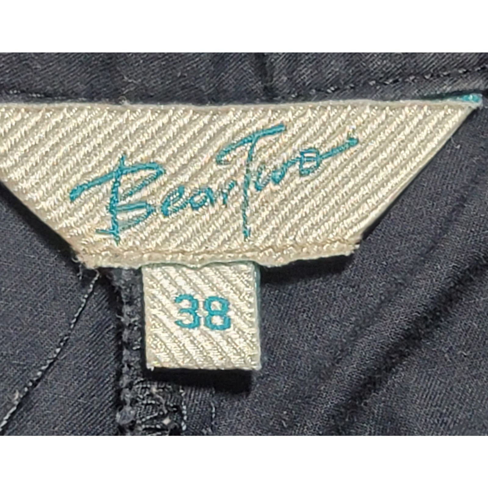 Other Beartwo Navy Blue Pleated Front Cuffed Shorts 38 Medium Size 30" / US 8 / IT 44 - 3 Thumbnail