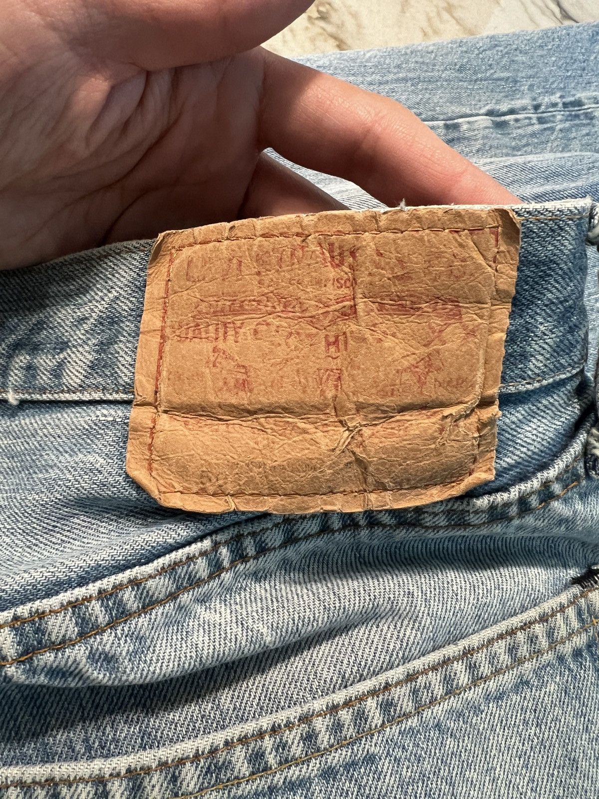 Levi's × Vintage Vintage 80’s Small e Levi’s 501 Selvedge Jeans 524 button Size US 33 - 3 Thumbnail