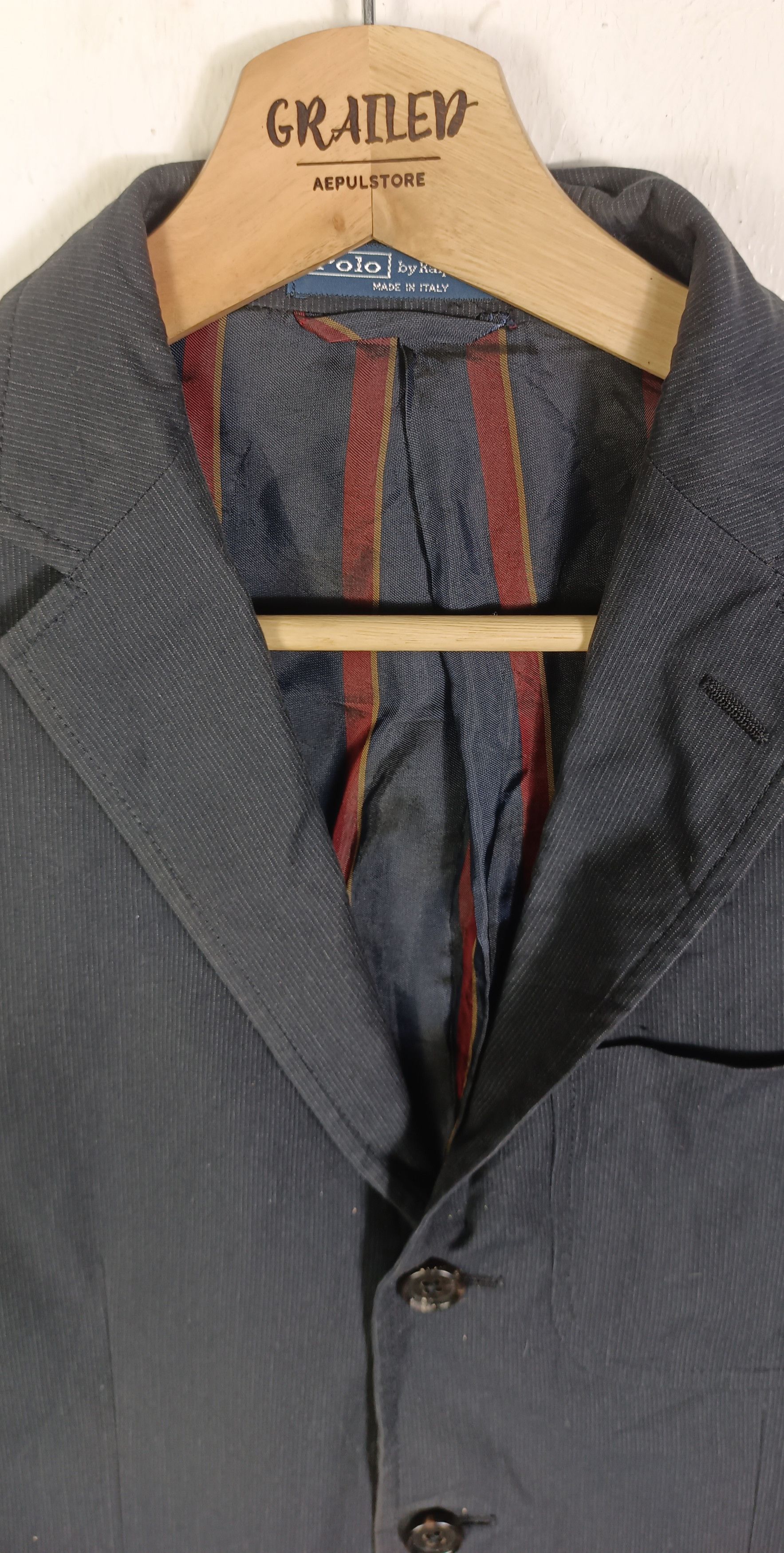 Polo Ralph Lauren Vintage Polo Ralph Lauren Suits Italy Designer Size 38S - 9 Thumbnail