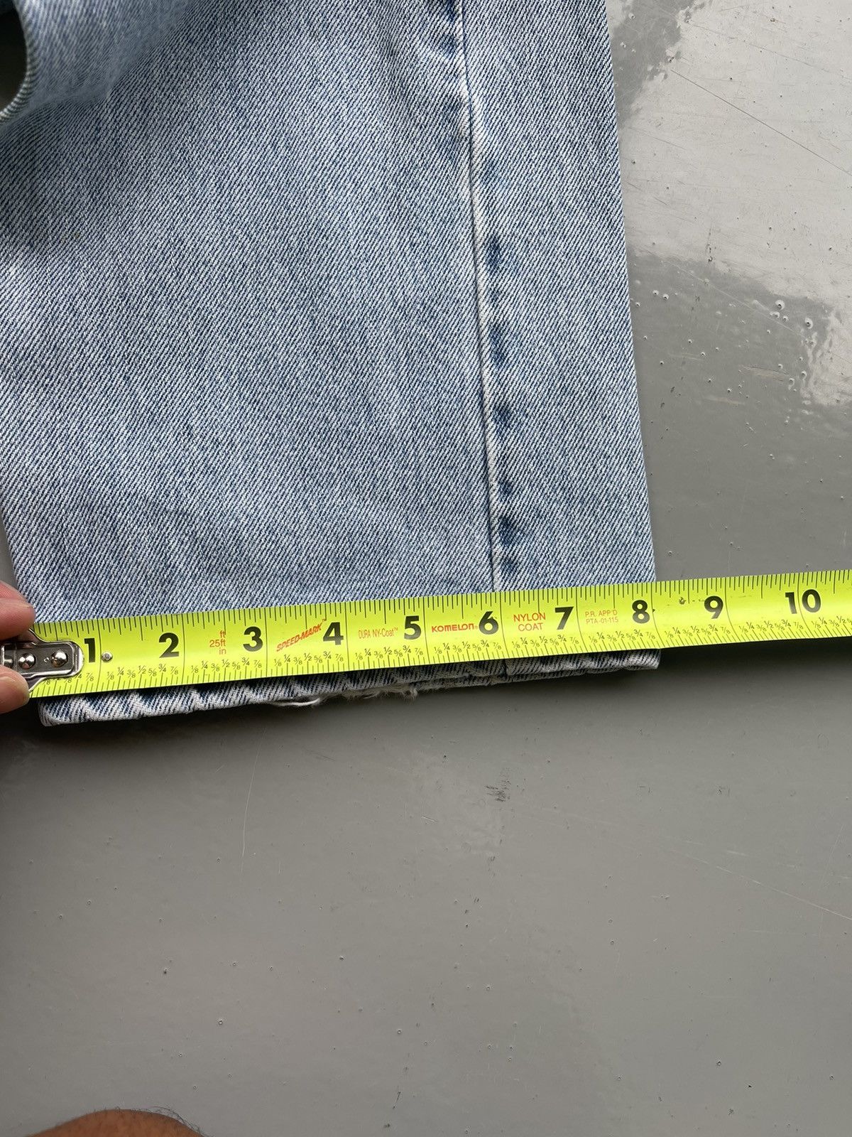 Levi's × Vintage Crazy vintage 90’s Levi’s 505 faded washed light blue jeans Size US 34 / EU 50 - 7 Thumbnail