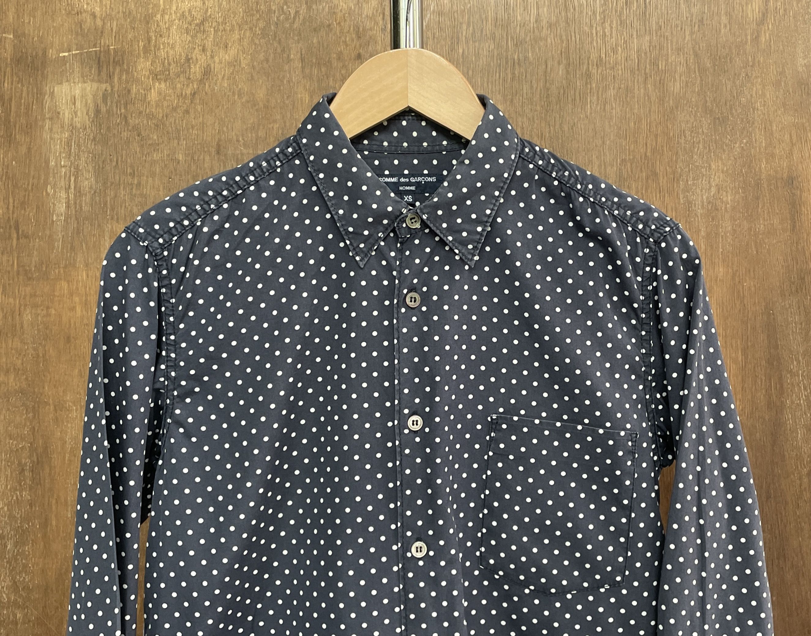 Comme des Garcons Homme COMME des GARCONS HOMME Polkadot Two tone Shirt Size US XS / EU 42 / 0 - 2 Thumbnail