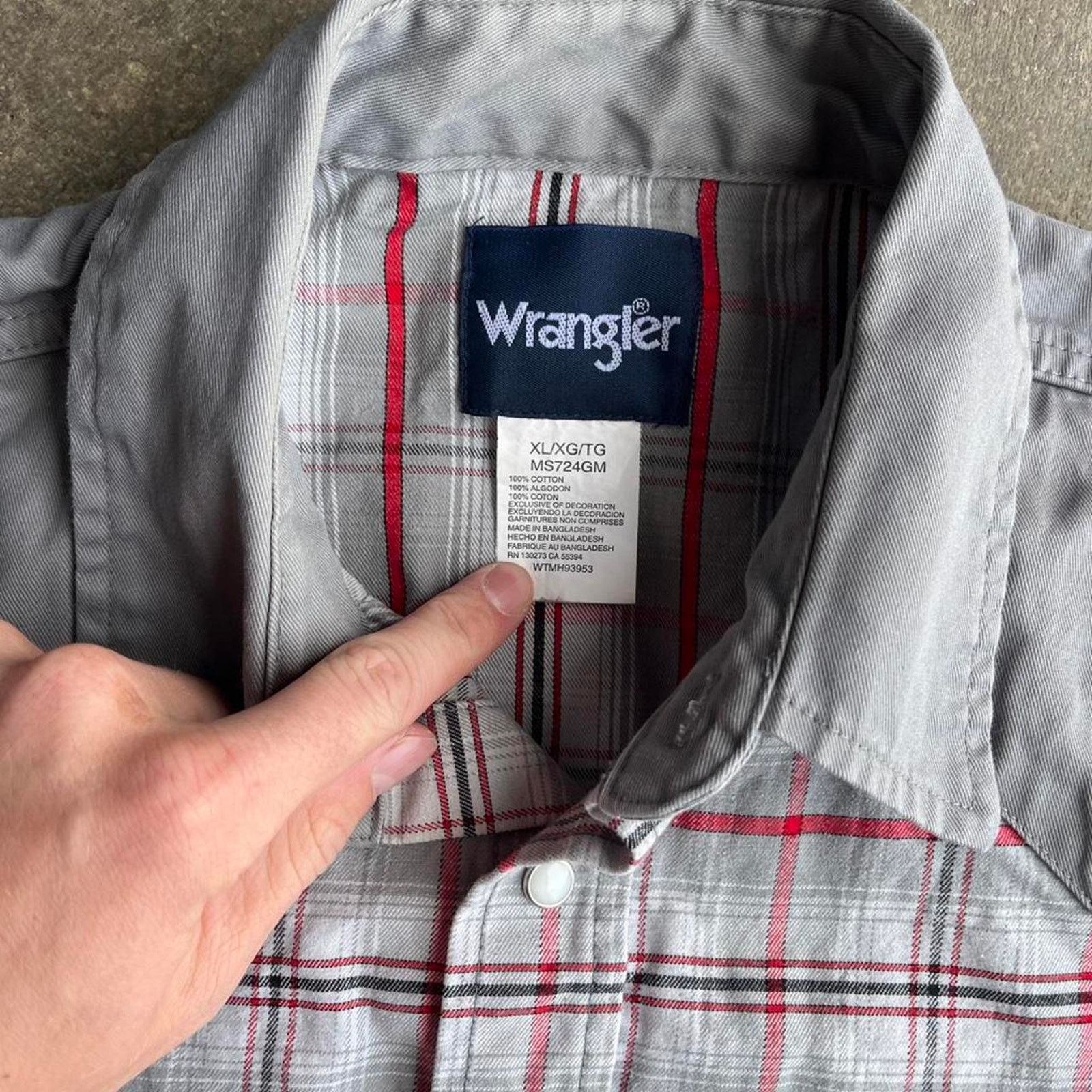 Wrangler 90s vintage wrangler western pearl snap jacket Size US XL / EU 56 / 4 - 3 Thumbnail