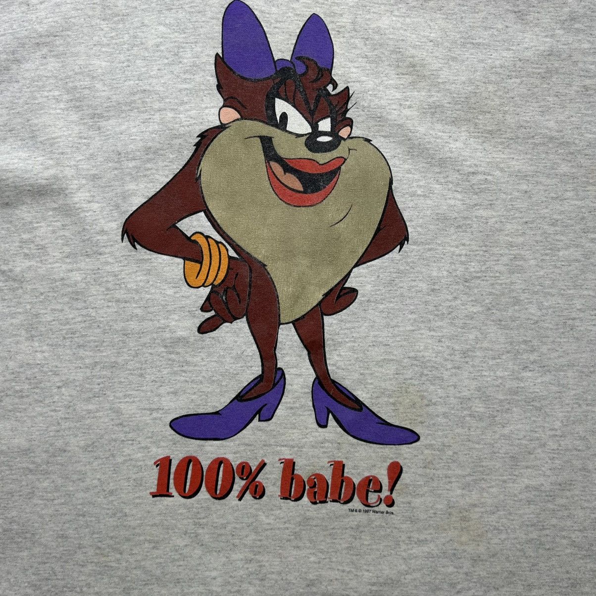 Cartoon Network Vintage 90s Looney Tunes Taz Tasmania T-Shirt Size XL / US 12-14 / IT 48-50 - 3 Thumbnail