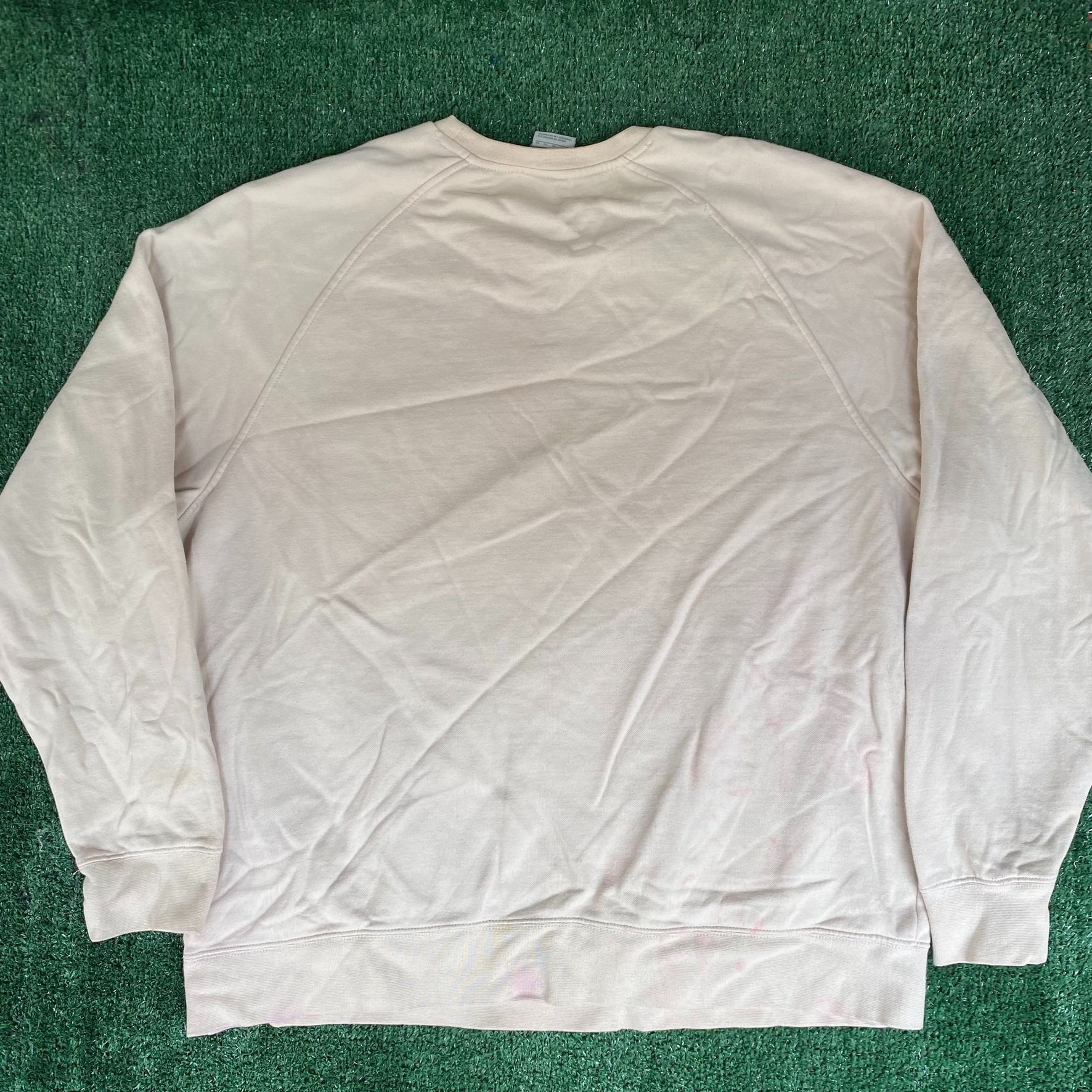 Nike Vintage Y2K Nike Logo Sweatshirt Rare Cream Swoosh Crewneck Size US XL / EU 56 / 4 - 5 Thumbnail
