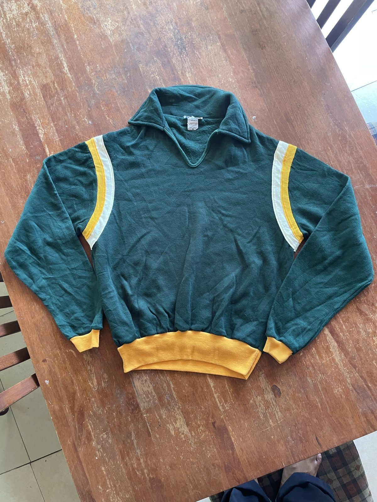 Vintage 60’s American Athletic Collared Sweatshirt Size M