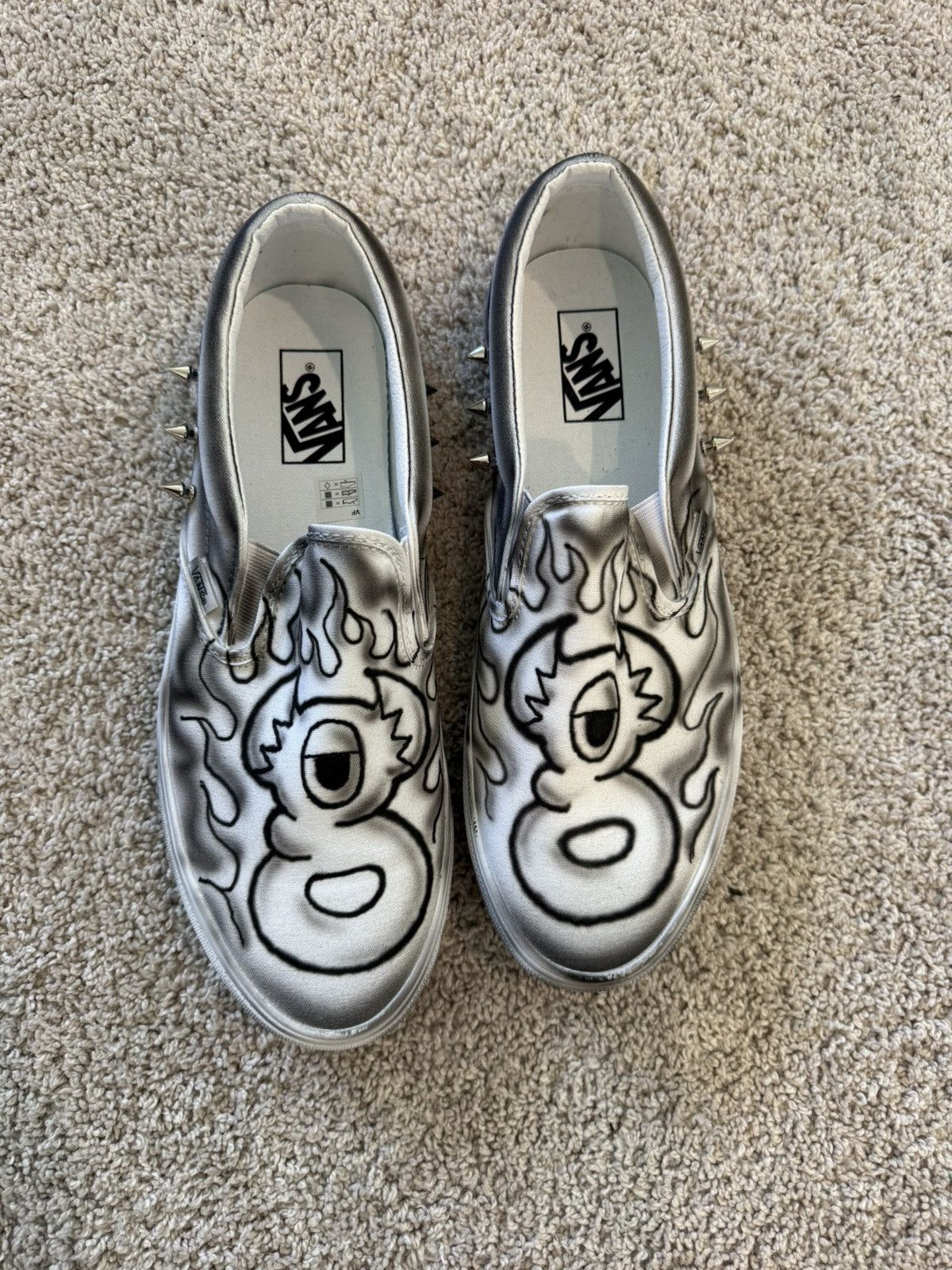 Vans Dump Wrld USA ‘ DumpGoon ‘ Custom Vans Size US 11.5 / EU 44-45 - 2 Thumbnail