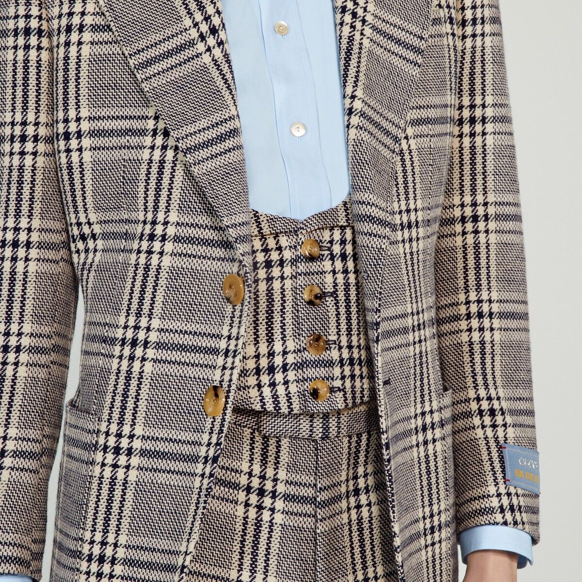 Gucci Gucci Harry Styles check vest Size US M / EU 48-50 / 2 - 9 Thumbnail