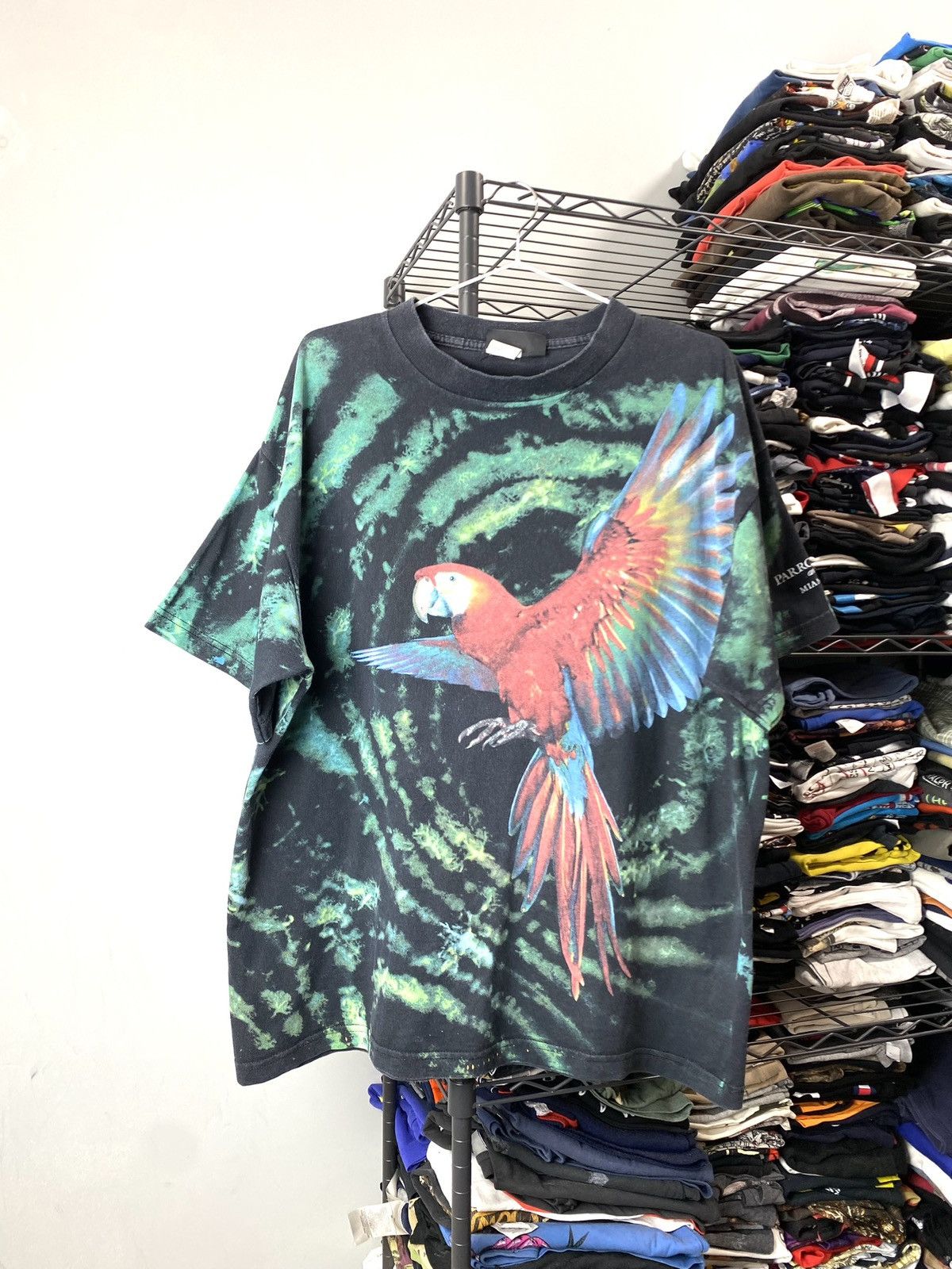 Vintage 💥Rare! 1990’s Vintage Birds Of Tropics T Shirt Art Animals Size US XL / EU 56 / 4 - 1 Thumbnail