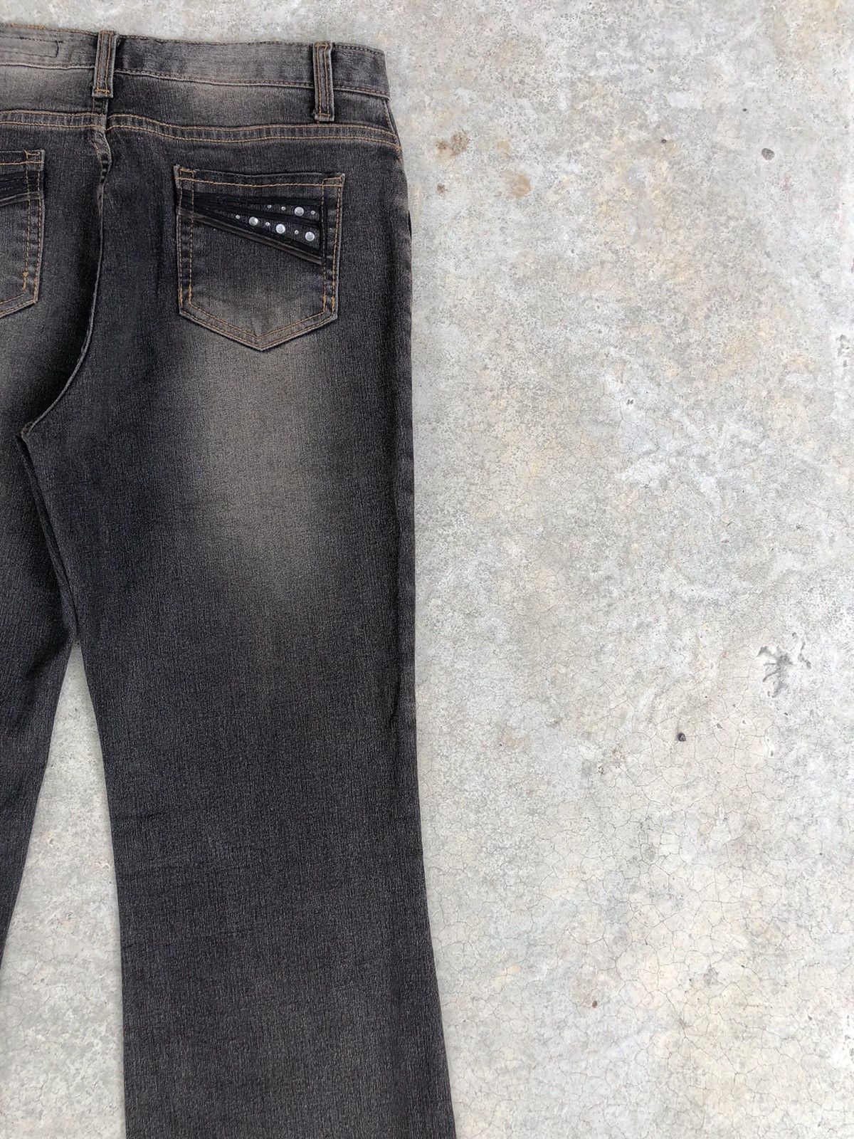 If Six Was Nine Japanese Blue jam Flared Jeans Distressed Jeans Size US 30 / EU 46 - 10 Thumbnail