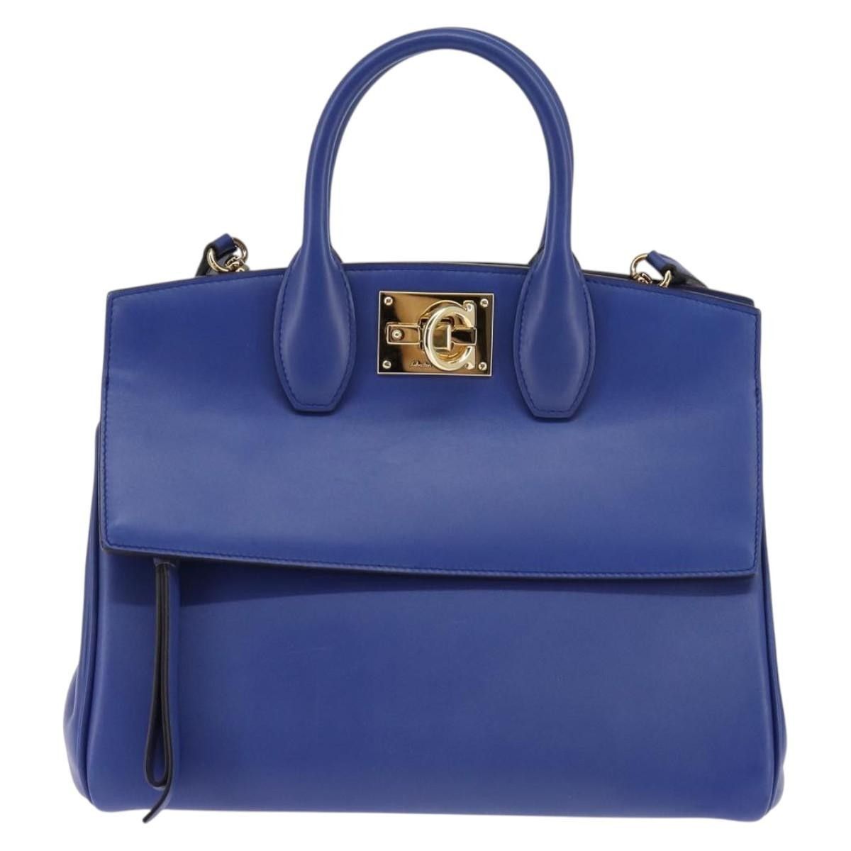 Salvatore Ferragamo Salvatore Ferragamo Studio Satchel Leather Size ONE SIZE - 1 Thumbnail