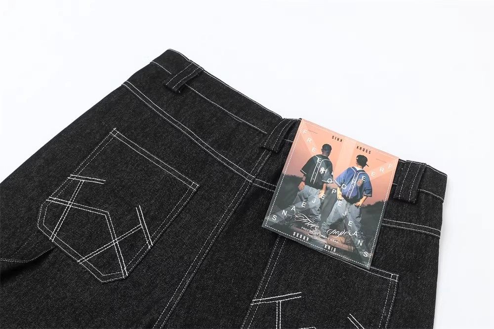 Japanese Brand × Jean Men's street style loose casual original color denim shorts Size US 32 / EU 48 - 4 Thumbnail
