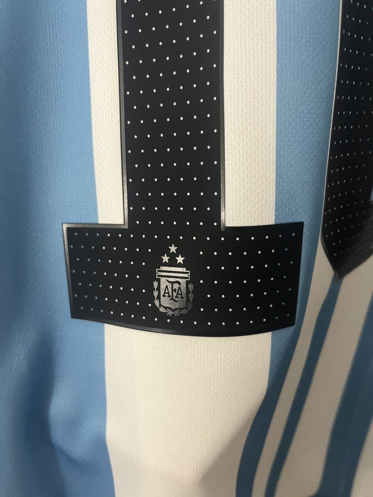 Adidas 2022 2023 Adidas Argentina Home Soccer Jersey Messi 10 Size US L / EU 52-54 / 3 - 8 Thumbnail