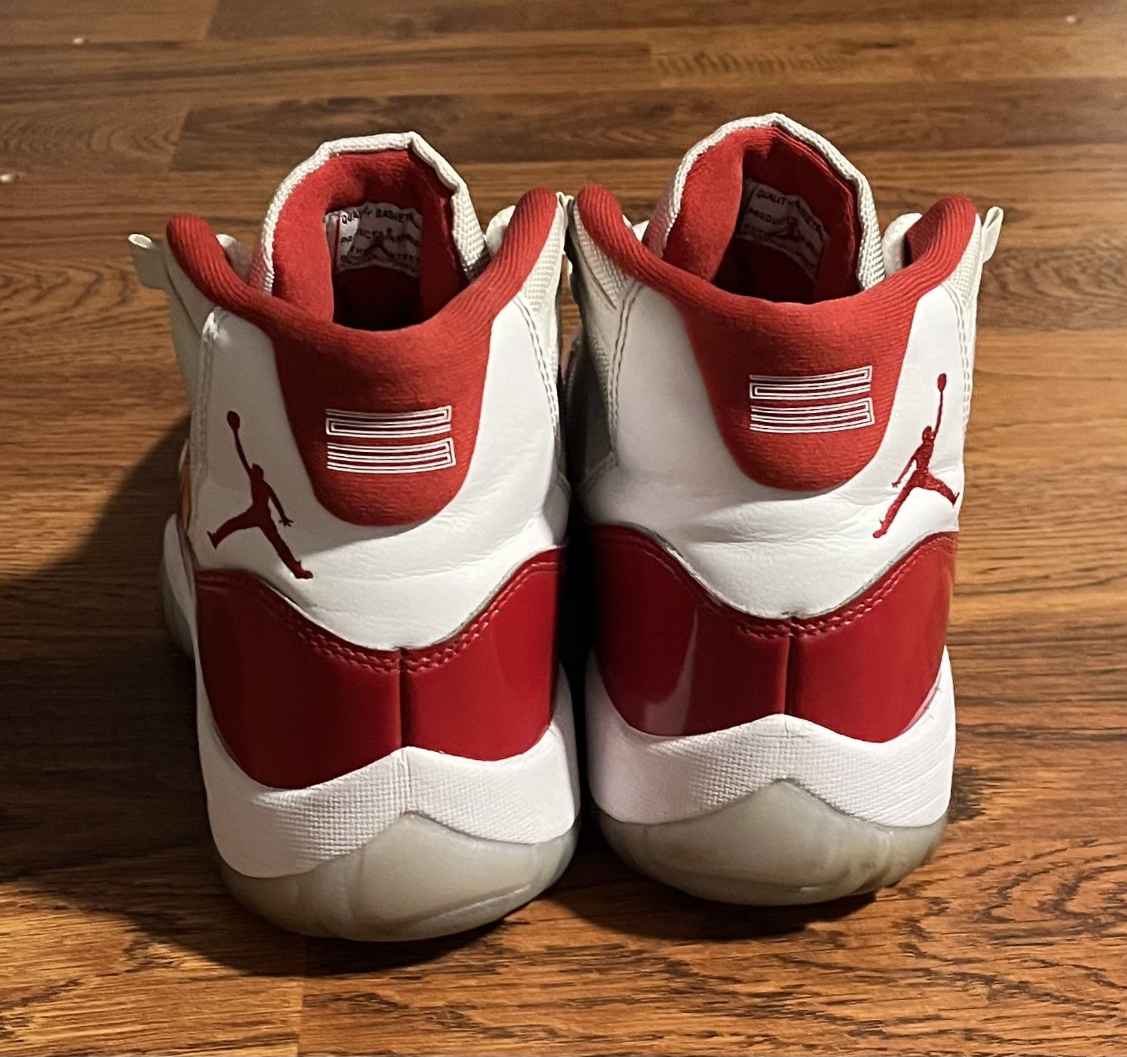 Jordan Brand Air Jordan 11 Retro Cherry White Varsity Red Sneakers Size US 9 / EU 42 - 5 Thumbnail