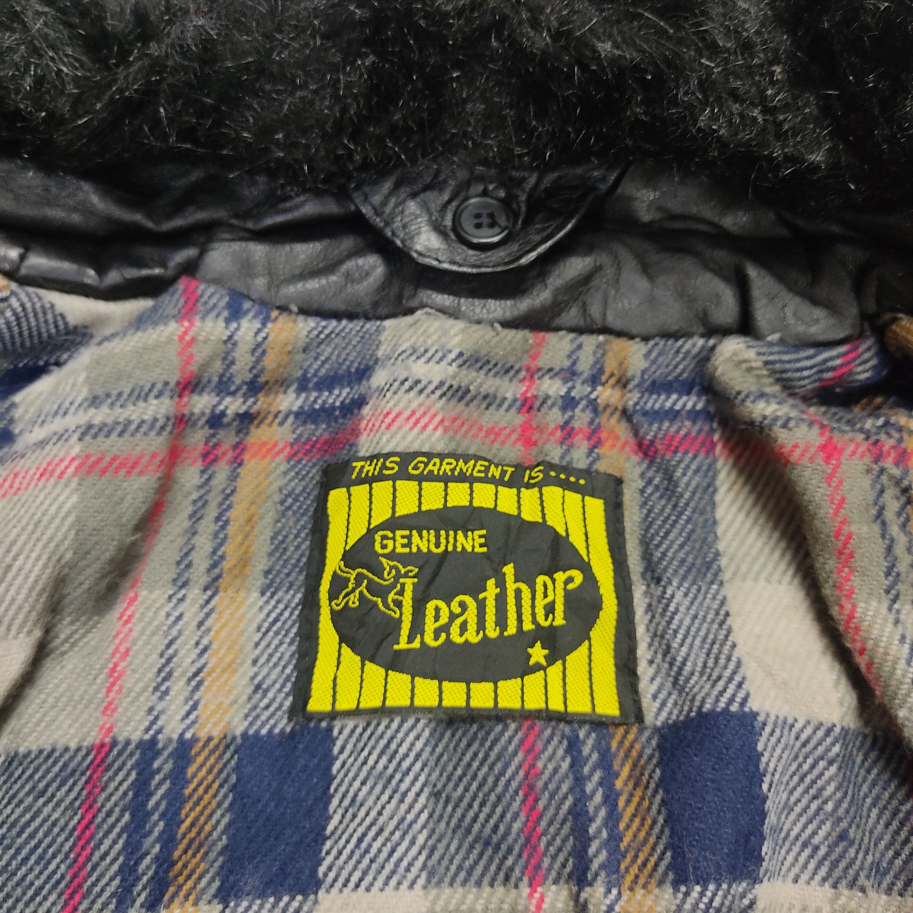Genuine Leather US AIR FORCE Aviator Bomber Cowhide Leather Jacket Size US XL / EU 56 / 4 - 12 Thumbnail