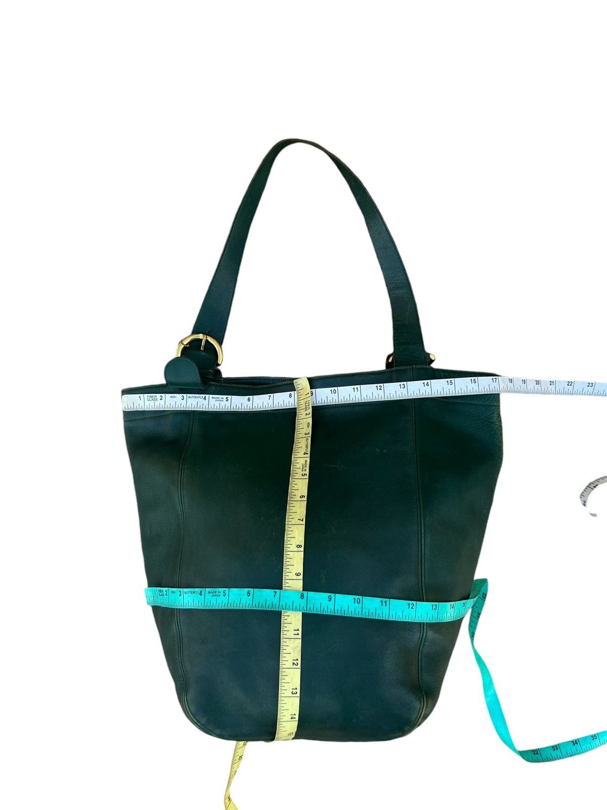 Leather Vintage 90s COACH Distressed Patina Leather Tote Bag Size ONE SIZE - 25 Thumbnail