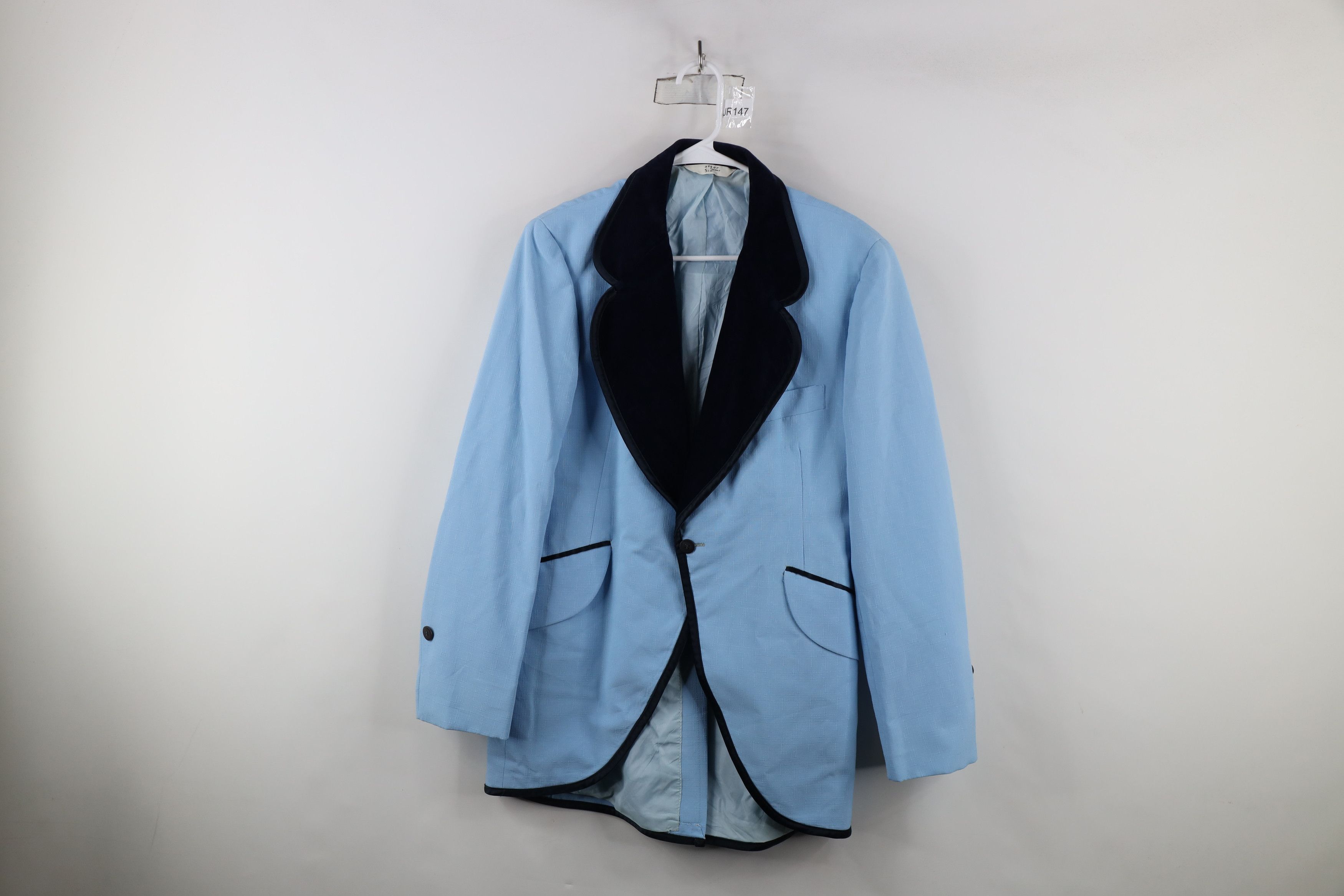 Vintage 60s Rockabilly Smoking Prom Tuxedo Jacket USA