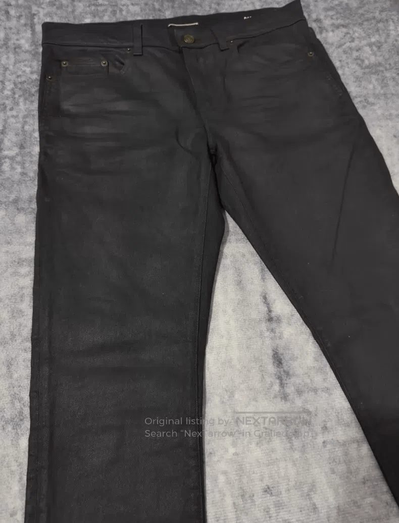 Saint Laurent Paris Saint Laurent Paris Heavy Coated Demon Claw Waxed Destroye Size US 32 / EU 48 - 3 Thumbnail