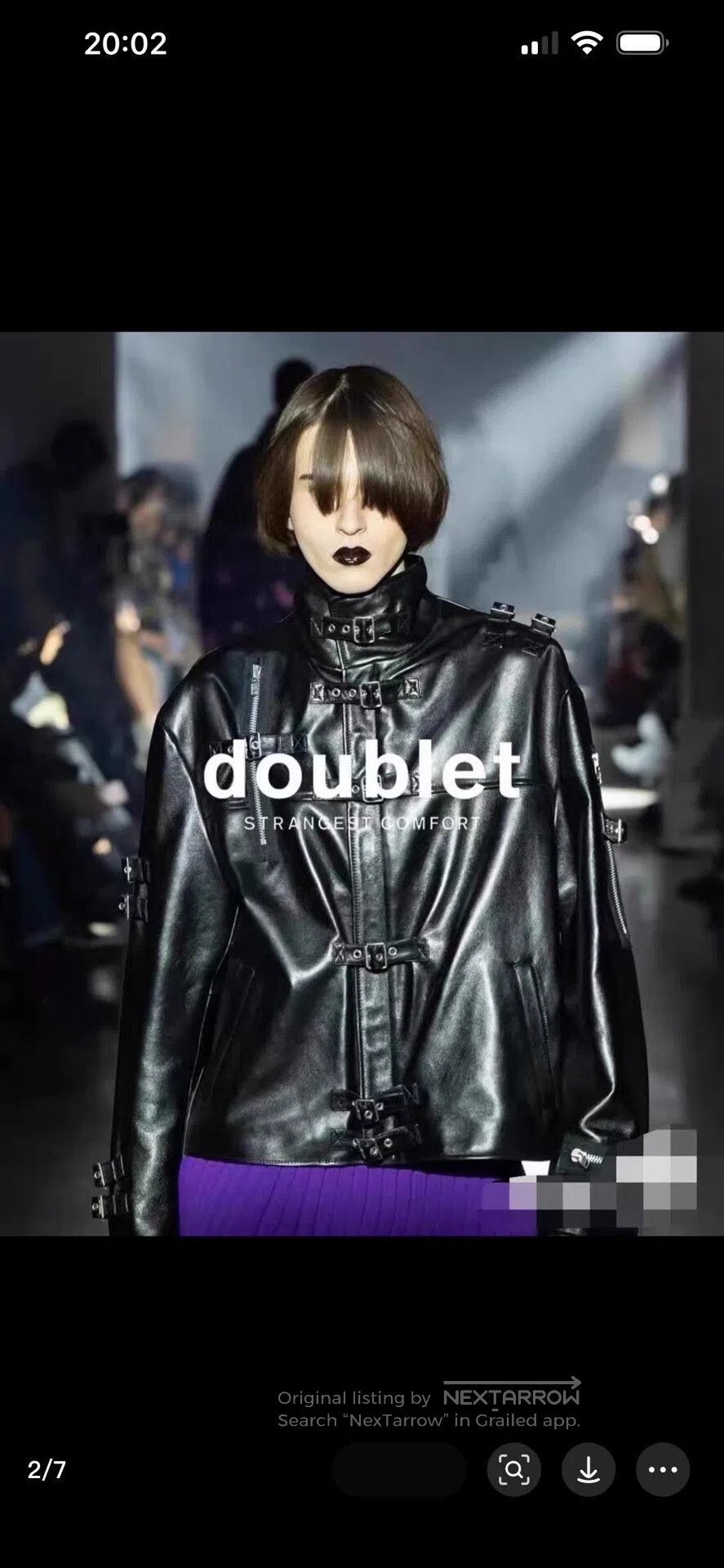 Doublet doublet 25AW Buckle Overload Leather Jacket. Size US M / EU 48-50 / 2 - 8 Thumbnail