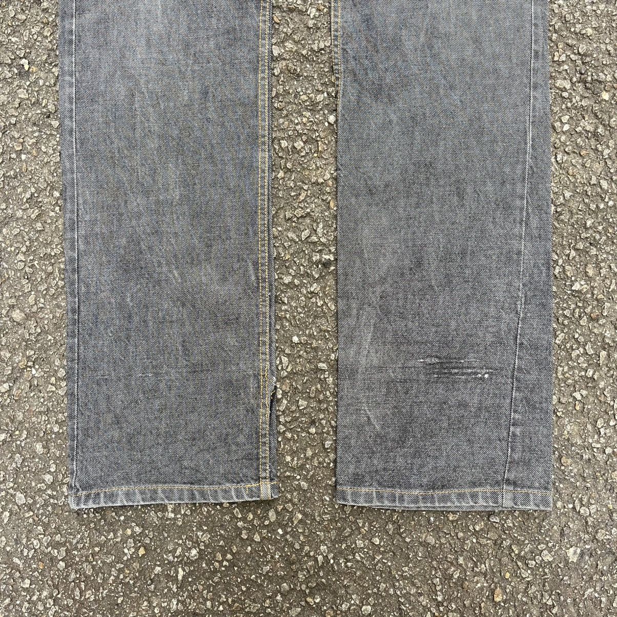 Saint Laurent Paris YSL Saint Laurent Paris Silver Denim Jeans Size US 32 / EU 48 - 2 Thumbnail