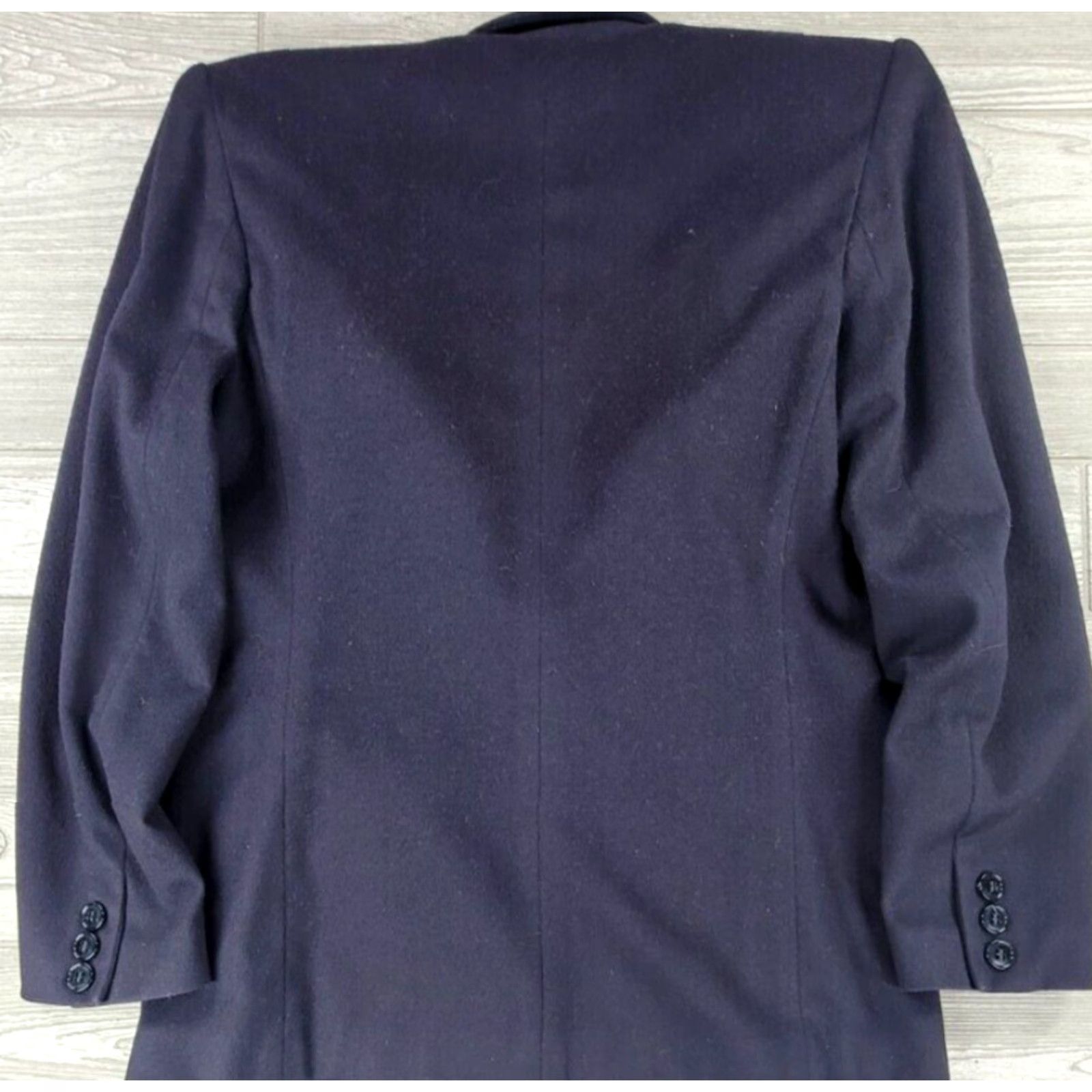 Vintage VINTAGE Mila Schon Blazer Women Wool Beaded Logo 70s 80s 90s Paris Italy Sz 6/40 Blue S/L Regular Buttons Size M / US 6-8 / IT 42-44 - 6 Thumbnail