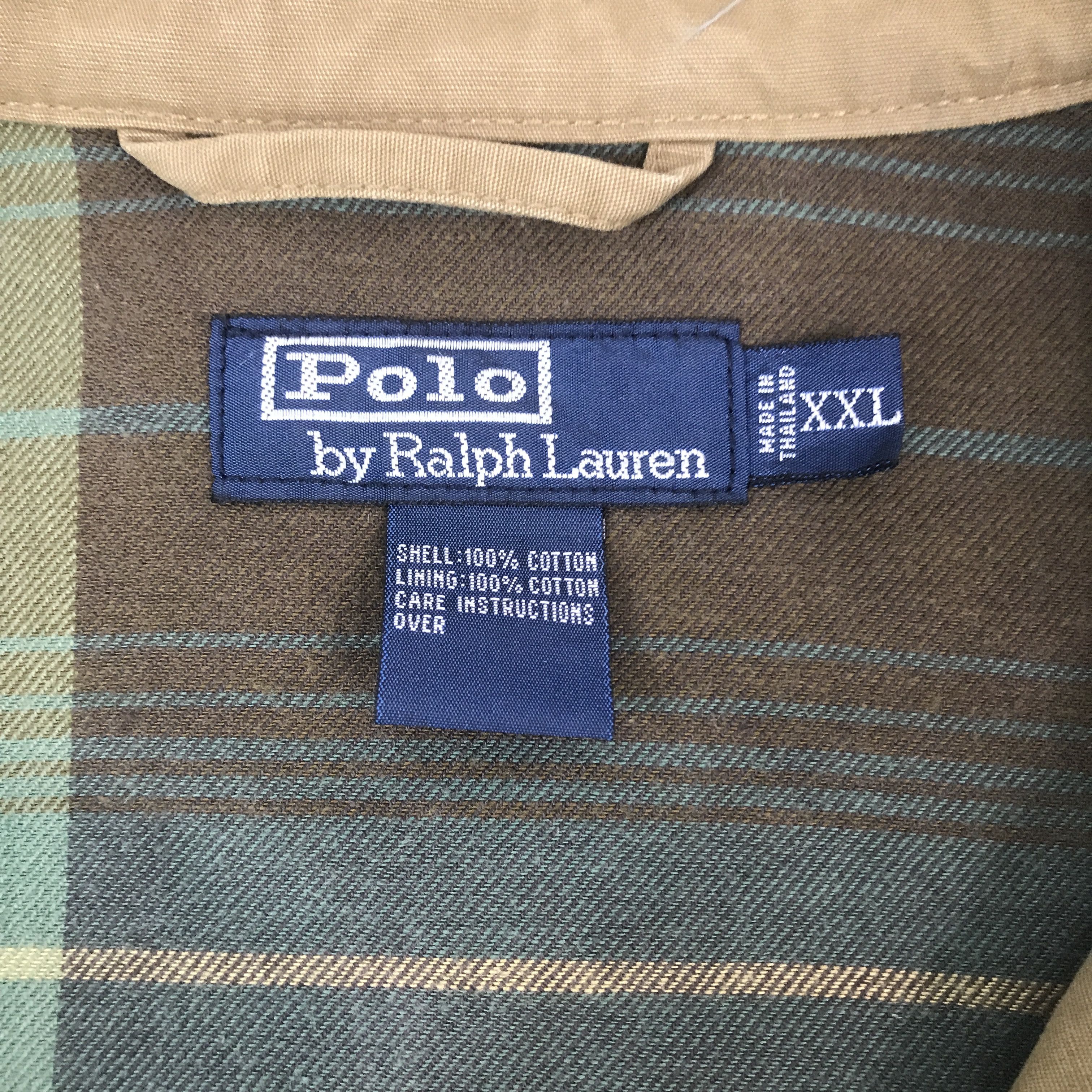 Polo Ralph Lauren × Vintage Vtg Polo Ralph Lauren Brown Zipper Jacket Size US XXL / EU 58 / 5 - 9 Thumbnail