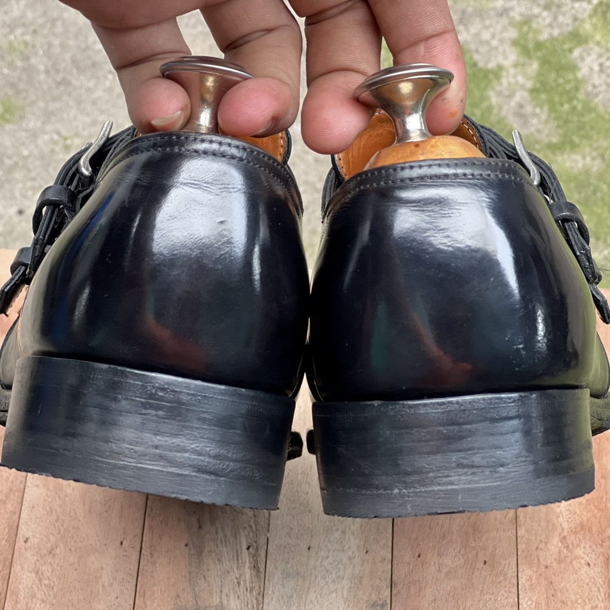 John Lobb John Lobb "Naseby" Double Monk Strap Size US 8 / EU 41 - 9 Thumbnail
