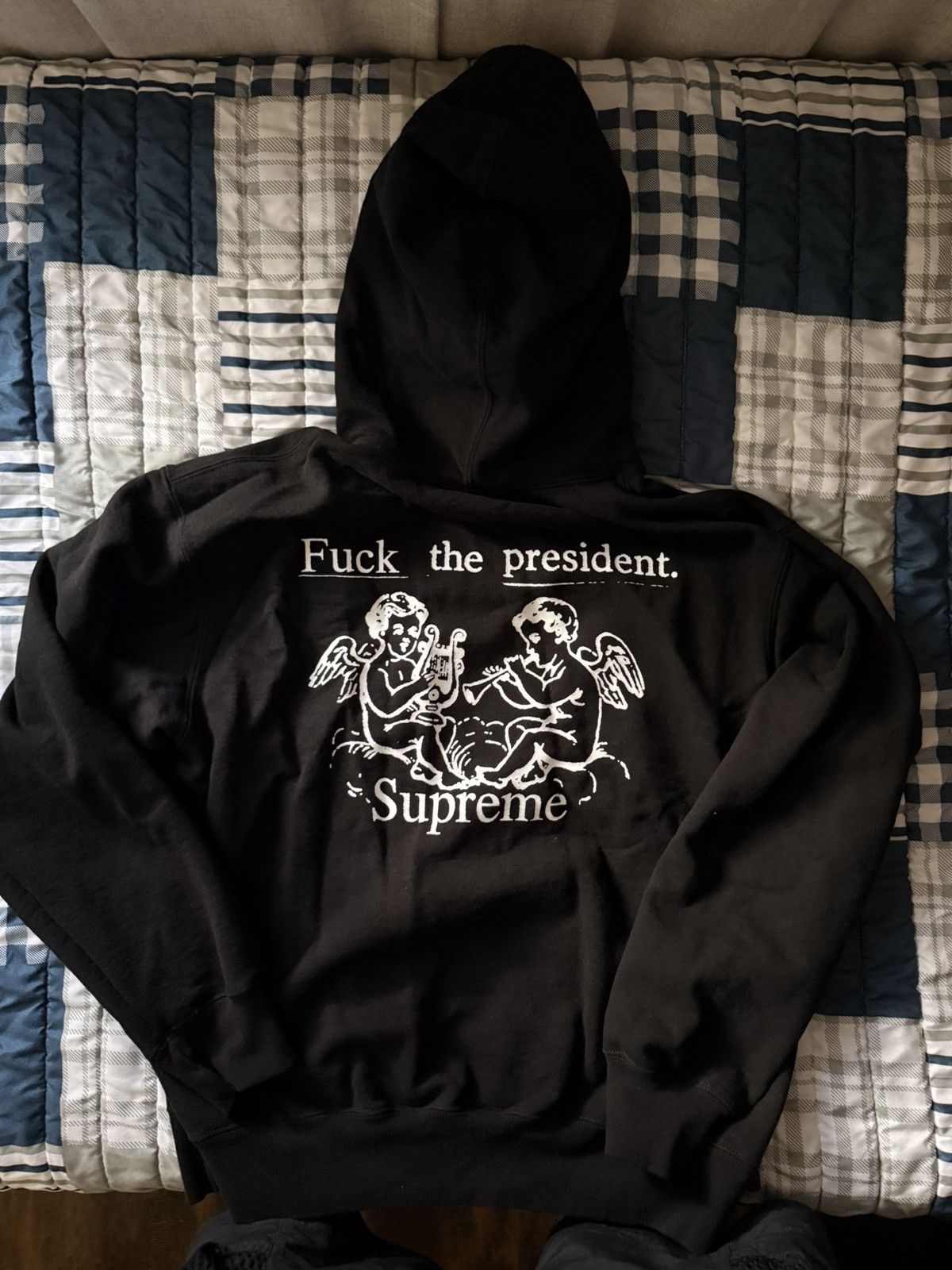 Supreme Supreme F*ck the President Hoodie Size US M / EU 48-50 / 2 - 6 Thumbnail