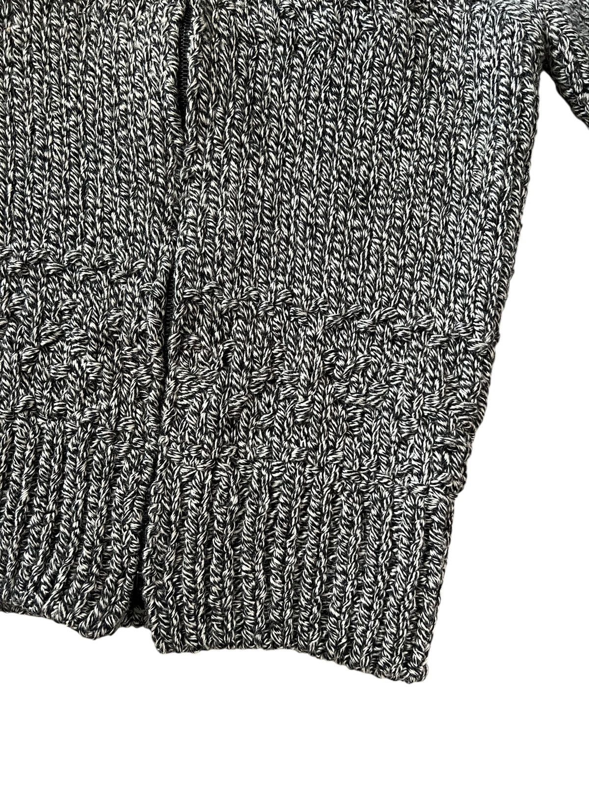 Ato Matsumoto Ato Matsumoto Knitting Construction Zipper Sweater Size US S / EU 44-46 / 1 - 8 Thumbnail