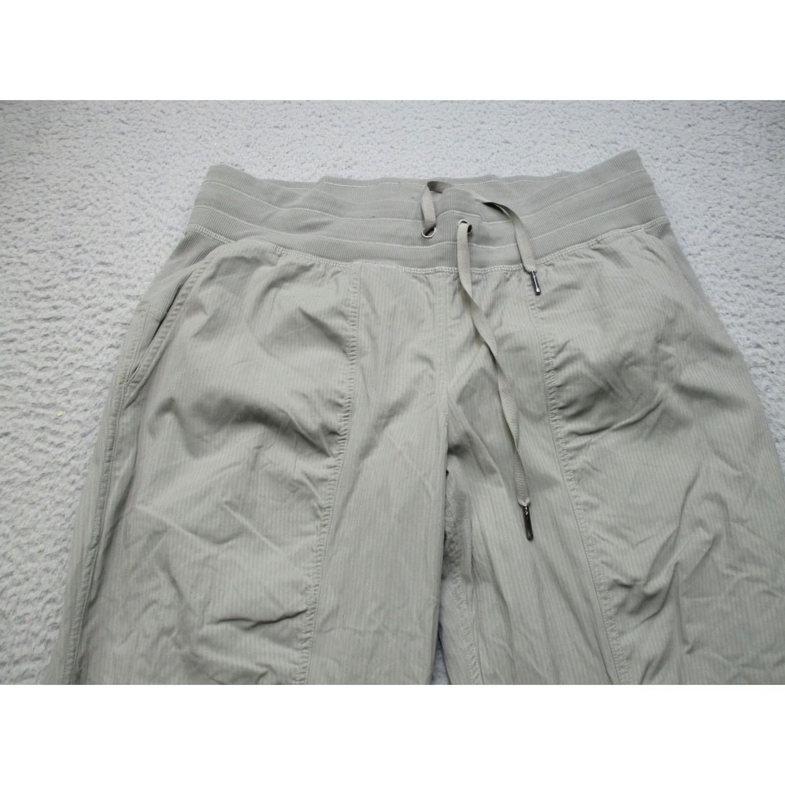 Lululemon Lululemon Pants Womens 10 Brown Joggers Drawstring Waist Rib Cuff Nylon LW5ENNS Size 32" / US 10 / IT 46 - 2 Thumbnail