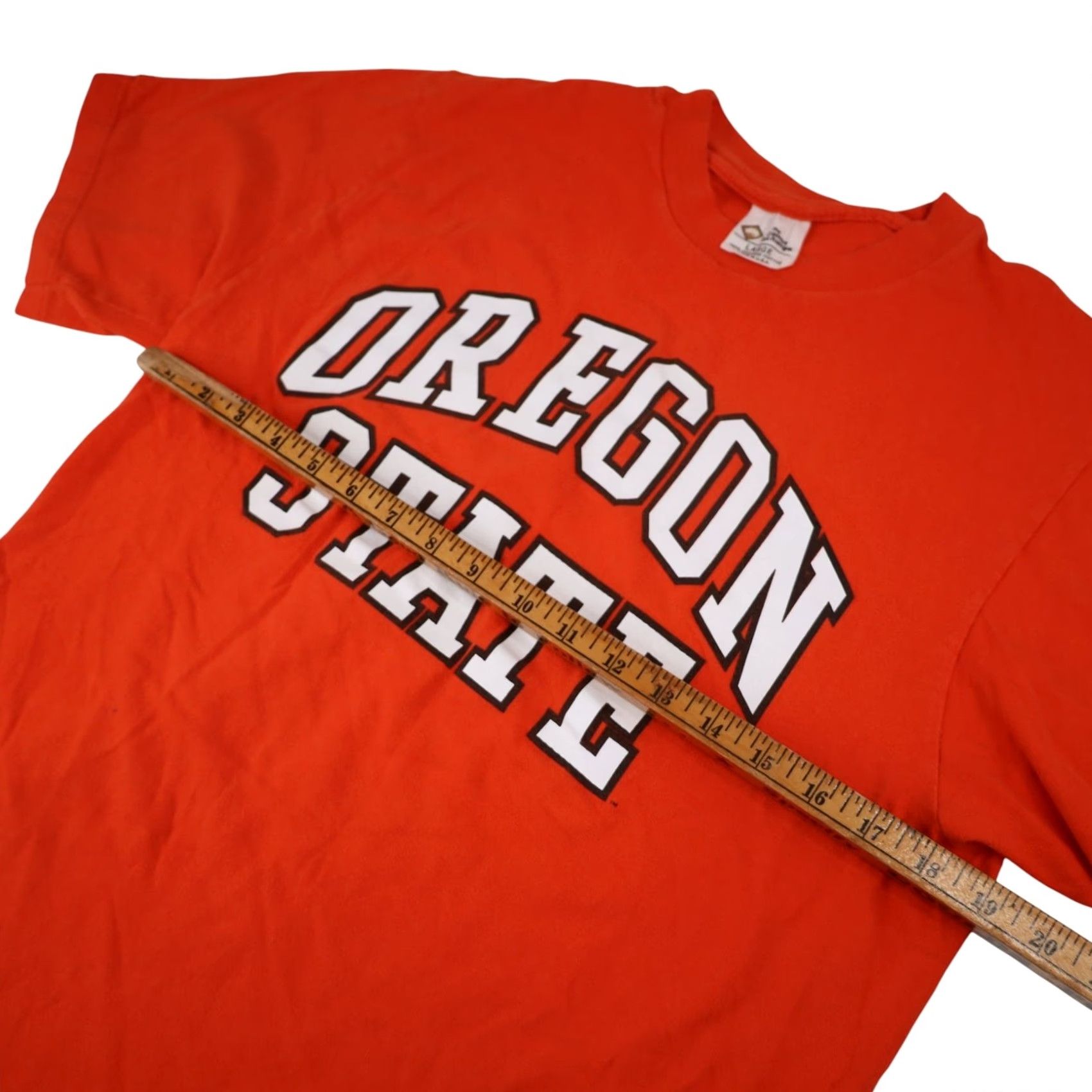 Vintage VINTAGE Oregon State Mens Large Spellout Graphic T Shirt Orange Size US L / EU 52-54 / 3 - 7 Thumbnail