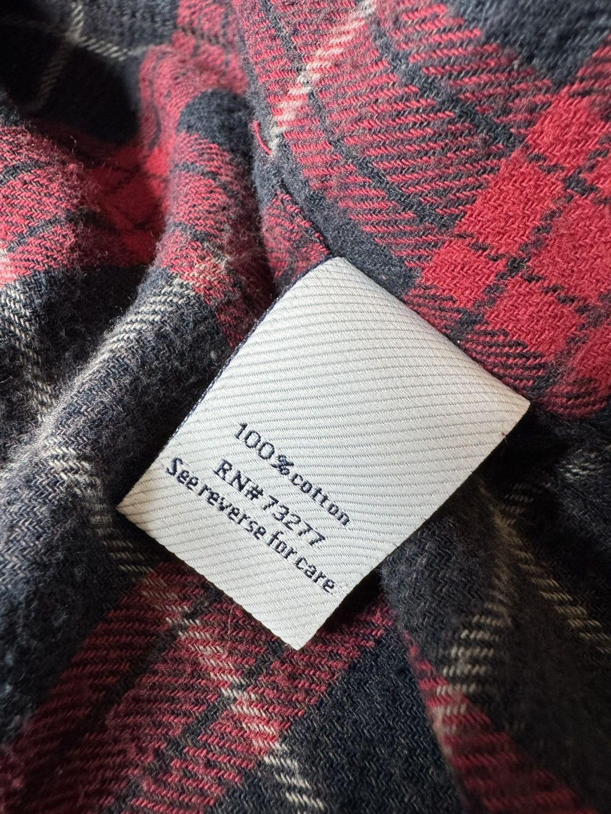Croft & Barrow Croft & Barrow Vintage Plaid Button Up Flannel “Red/Black” Size US M / EU 48-50 / 2 - 4 Thumbnail