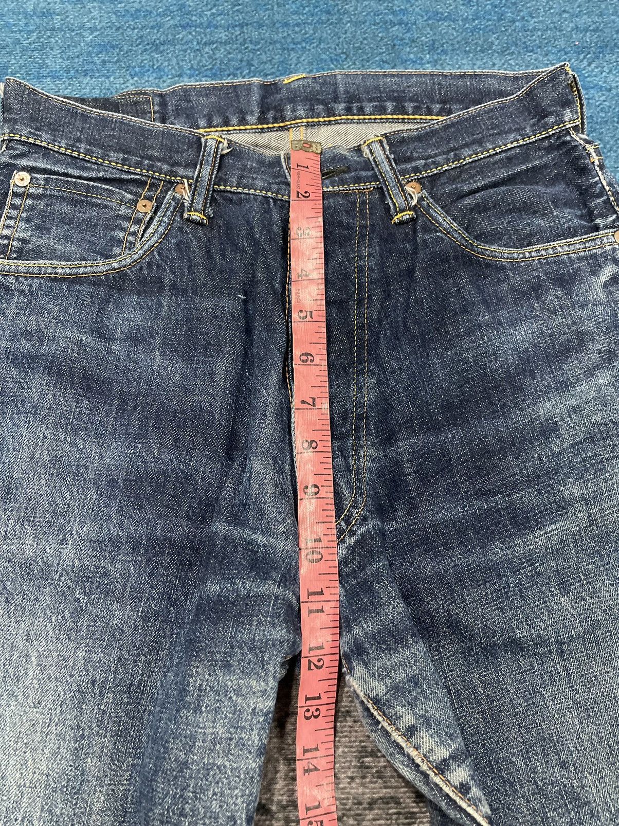 Evisu Vintage Evisu No.2 Selvedge Distressed Denim Pants Size US 29 - 14 Thumbnail
