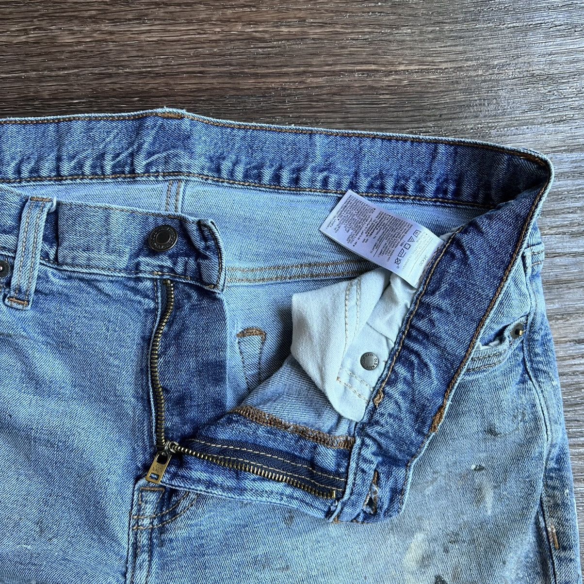 Old Navy Old Navy slim painter/thrashed used denim jeans Size US 30 / EU 46 - 7 Thumbnail