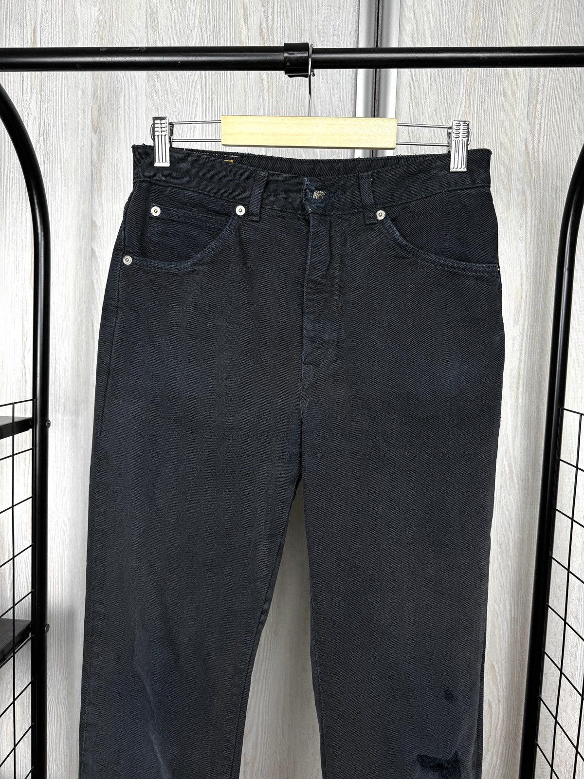 Edwin JeansEdwin international black distressed denim jeans japan Size US 30 / EU 46 - 5 Thumbnail