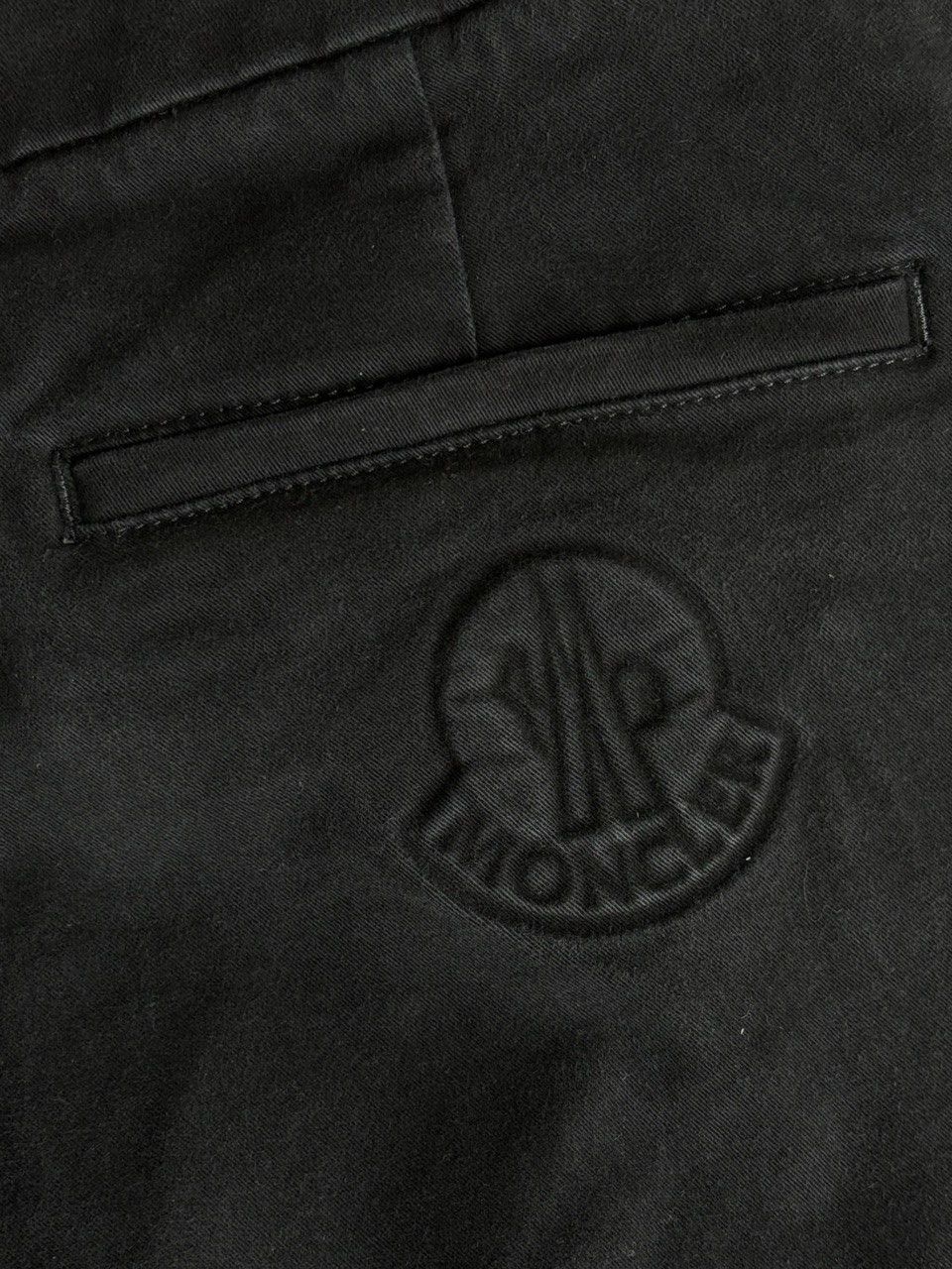 Moncler Moncler Black Cotton Twill Trousers Zip Pocket Pants Size US 36 / EU 52 - 14 Thumbnail
