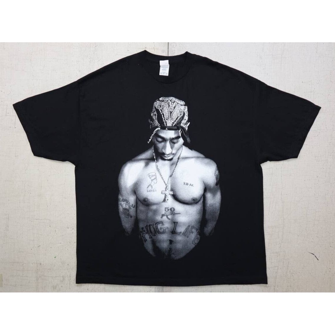 AAA Vintage 90s Tupac Shirt Thug Life Rap Tee Hip Hop Black 3XL Size US XXL / EU 58 / 5 - 1 Thumbnail