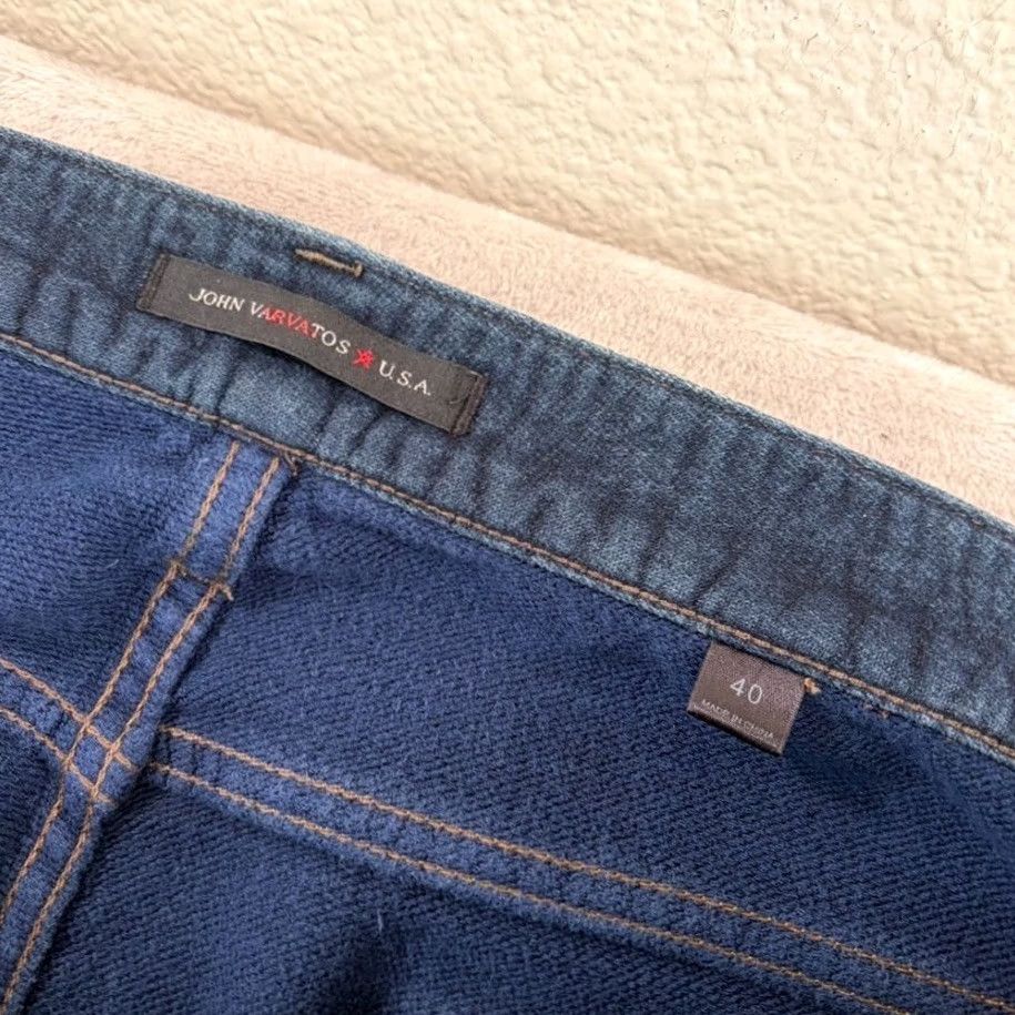 John Varvatos John Varvatos Bowery Slim Jeans - Indigo - 40x30 - Mens Size US 40 / EU 56 - 3 Thumbnail