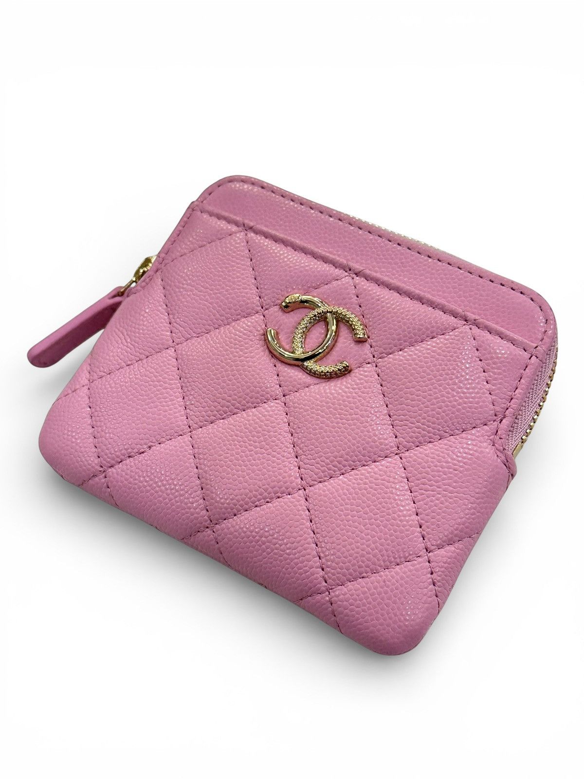Chanel CHANEL Zip Coin Purse Pink 25K Size ONE SIZE - 1 Thumbnail