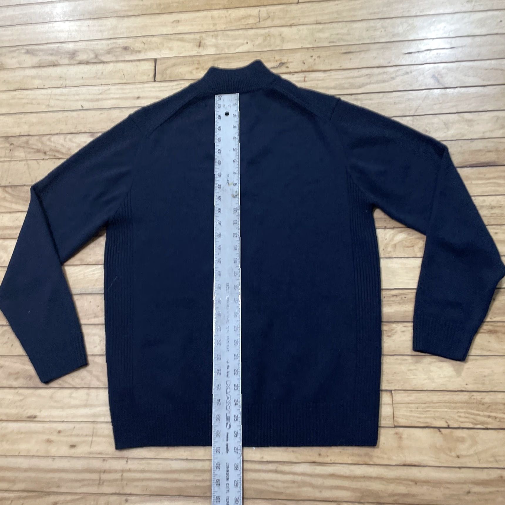 Rodd & Gunn ROD & GUNN Mens M Wool Quarter Zip Sweater Blue Pullover 1/4 Zip Preppy Casual Formal Workwear Gap Hole M Size US M / EU 48-50 / 2 - 7 Thumbnail
