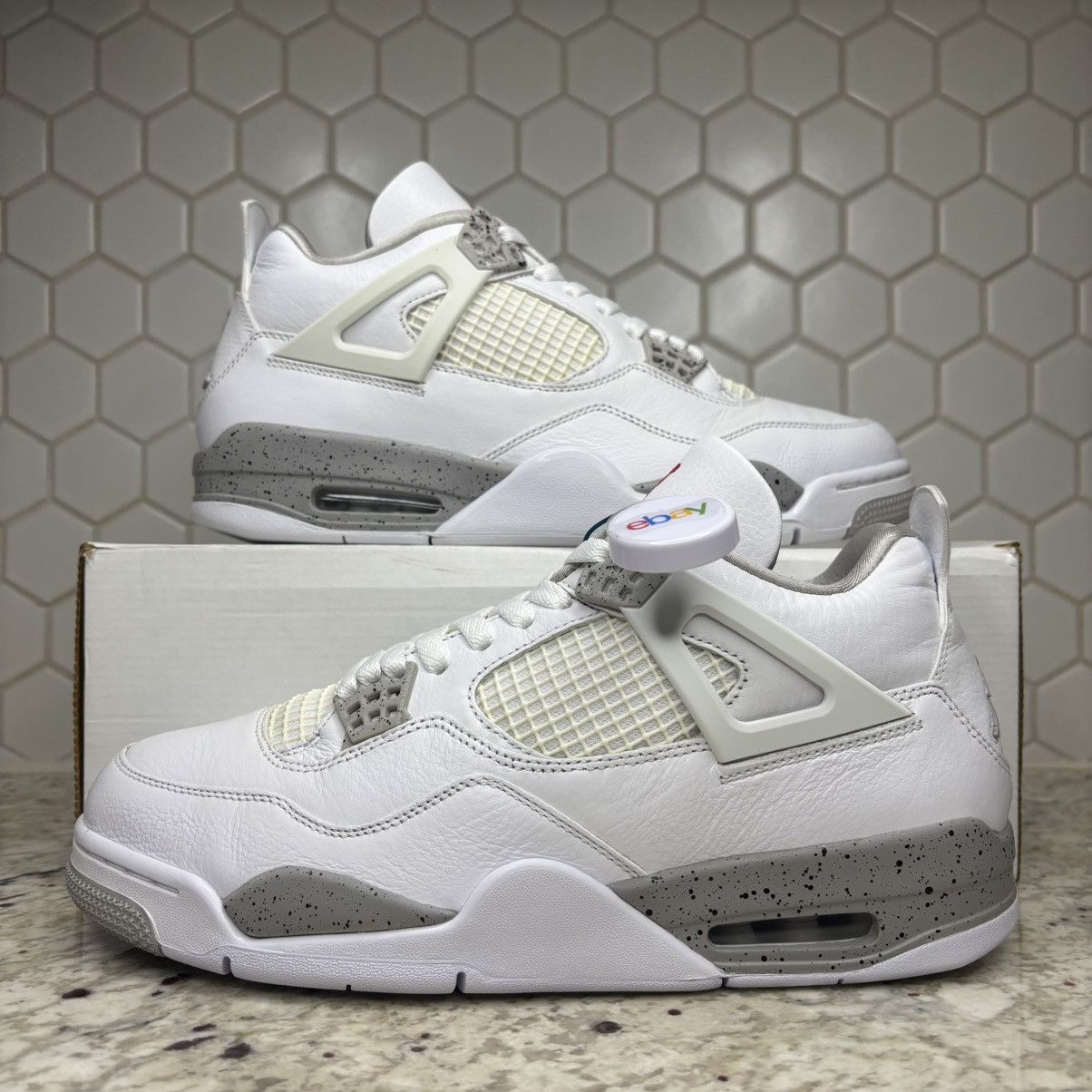 Jordan Brand Size 10.5-Jordan 4 Retro White Oreo (2021) CLEAN W/Box Size US 10.5 / EU 43-44 - 1 Thumbnail