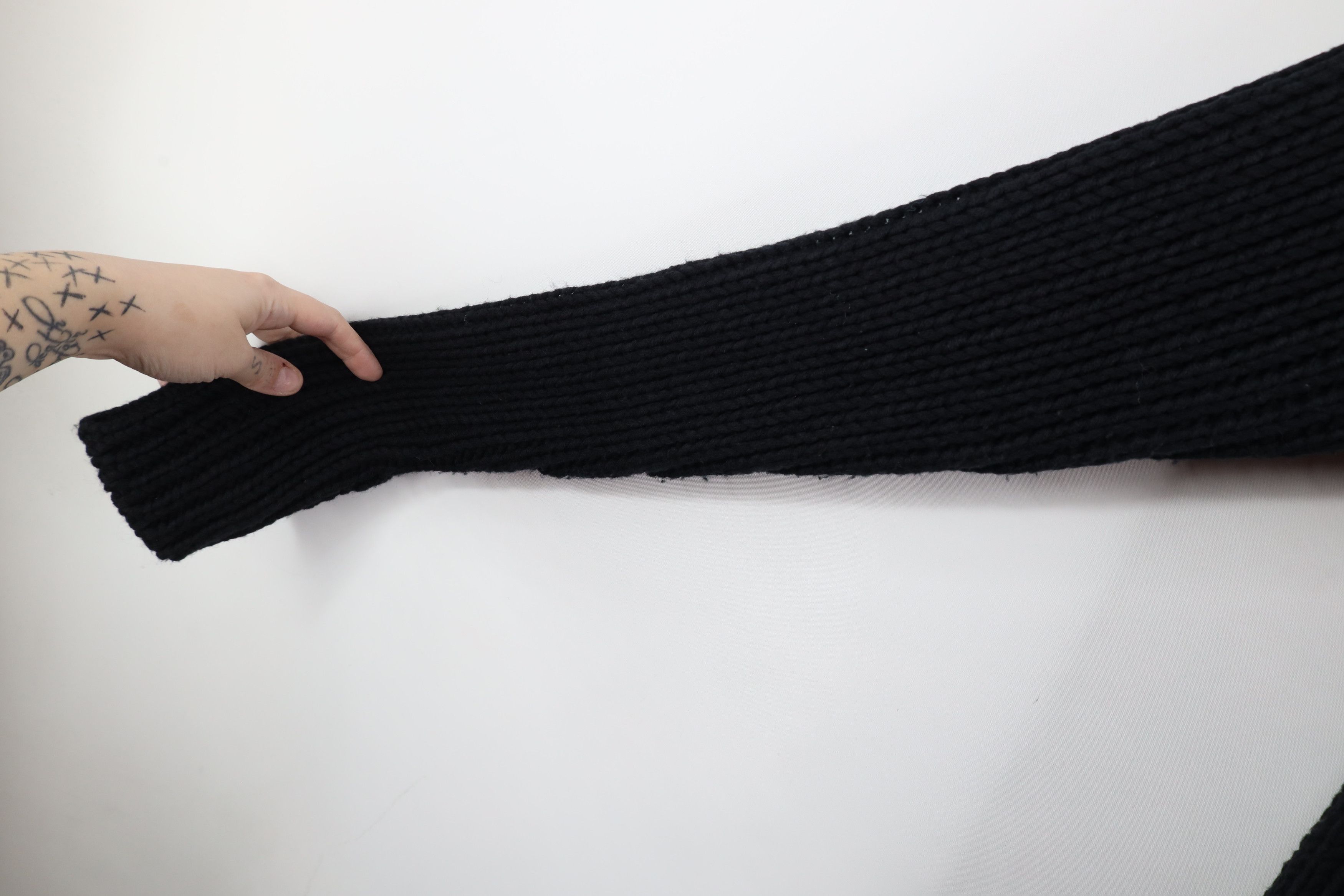 Gap × Vintage Vintage 90s Y2K Gap Ribbed Knit Hooded Cardigan Sweater Size ONE SIZE - 6 Thumbnail