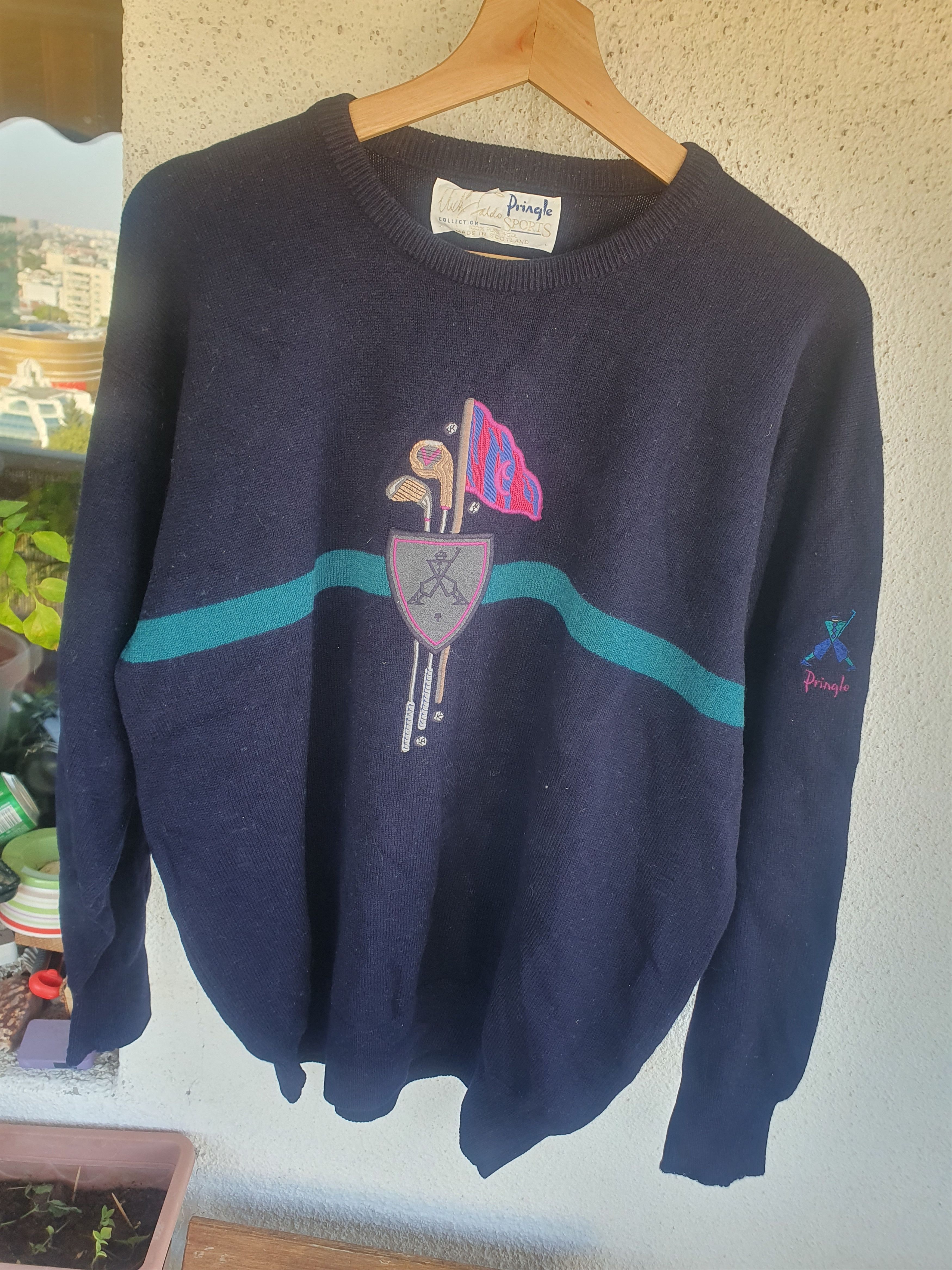 Pringle Of Scotland Pringle Of Scotland Nick Faldo Golf Wool Sweater sz M Size US M / EU 48-50 / 2 - 1 Thumbnail